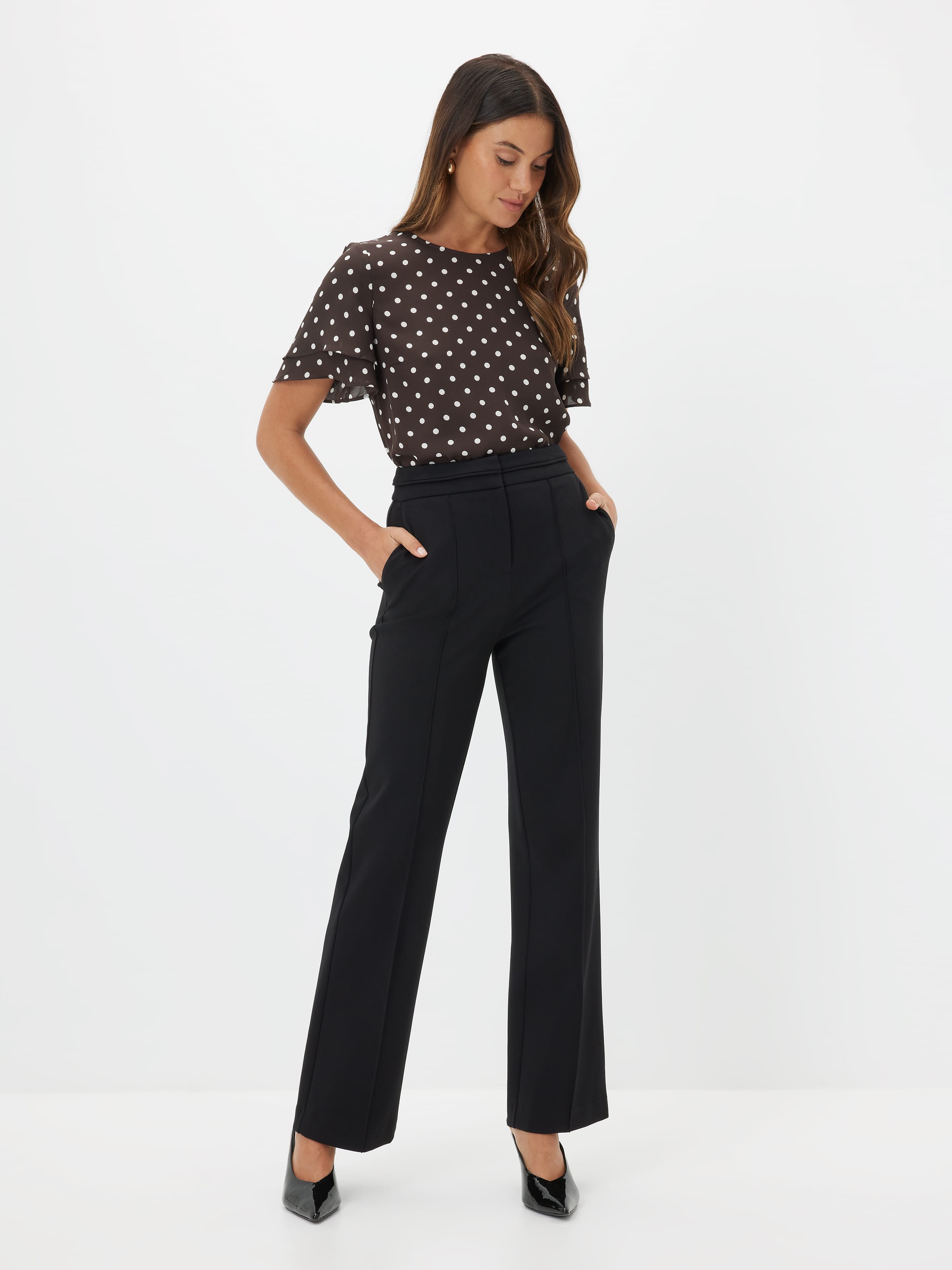Kylie Flutter Sleeve Top