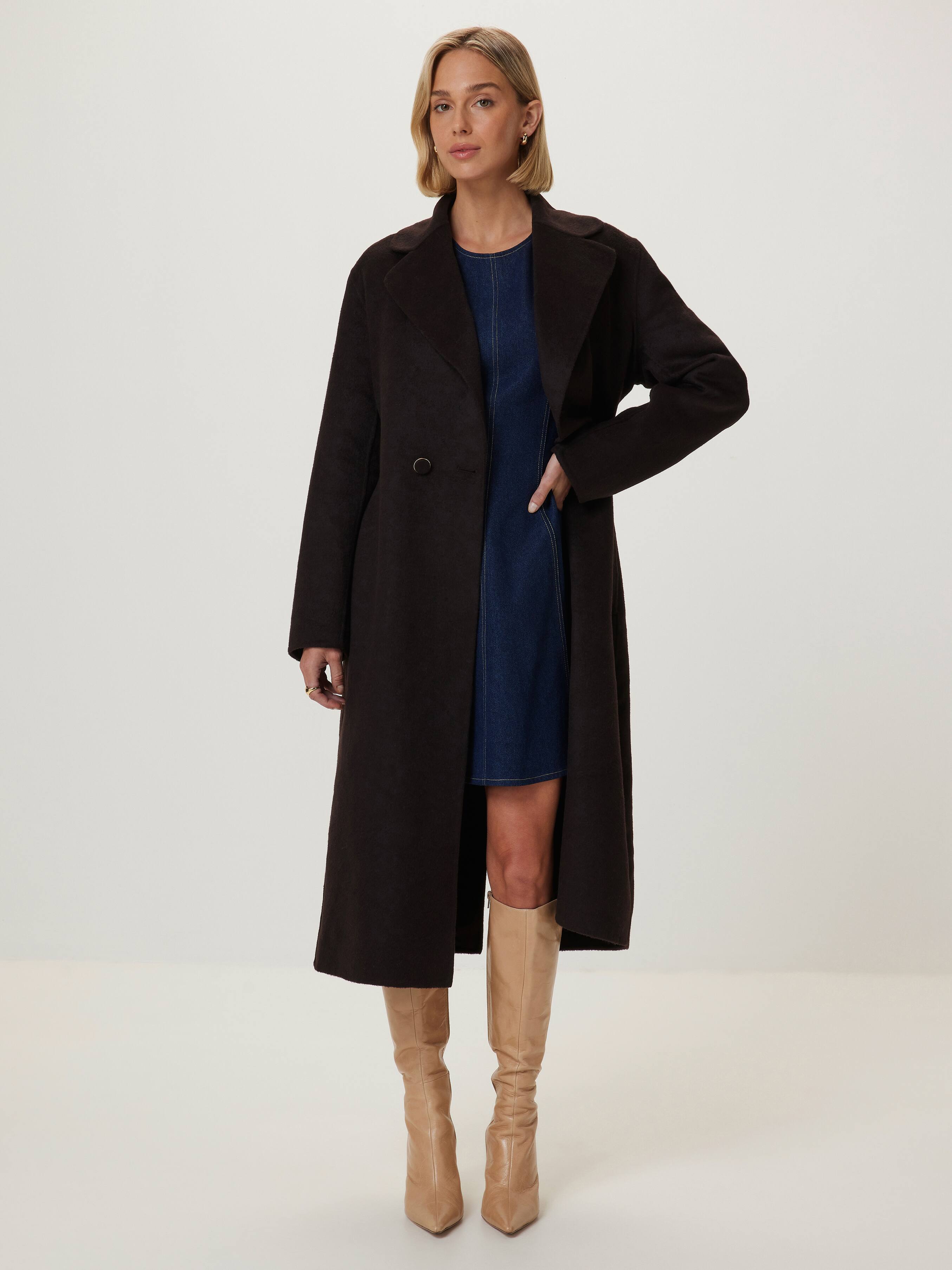 Darcy Double Face Wrap Coat