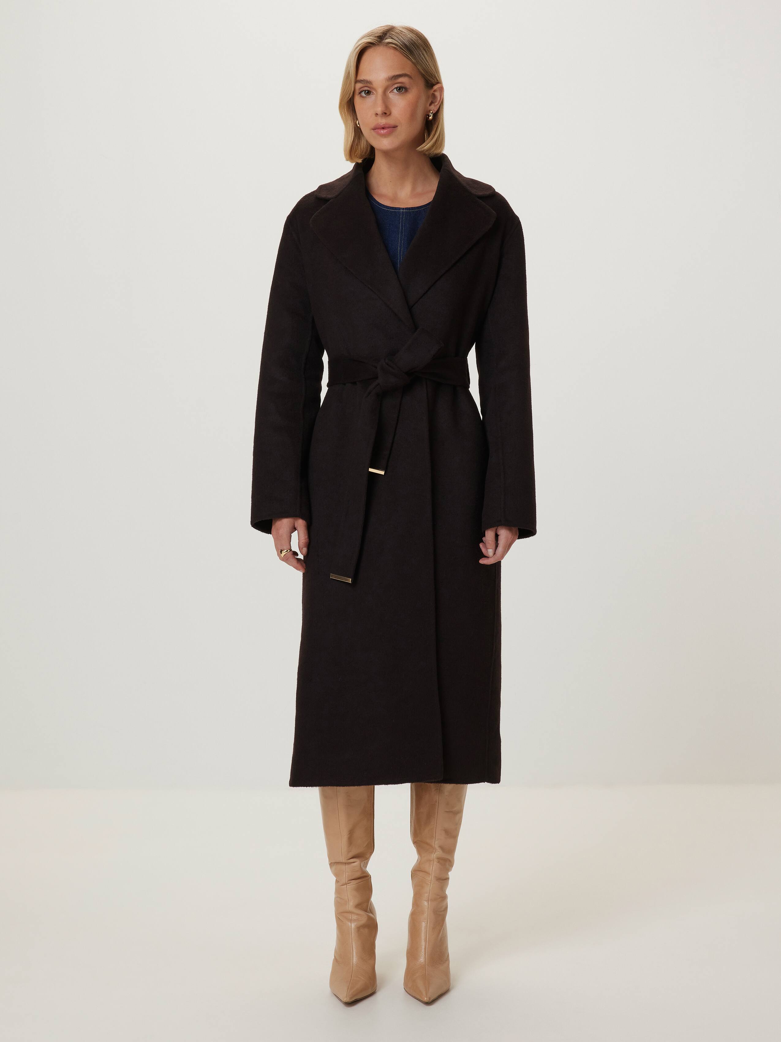 Darcy Double Face Wrap Coat