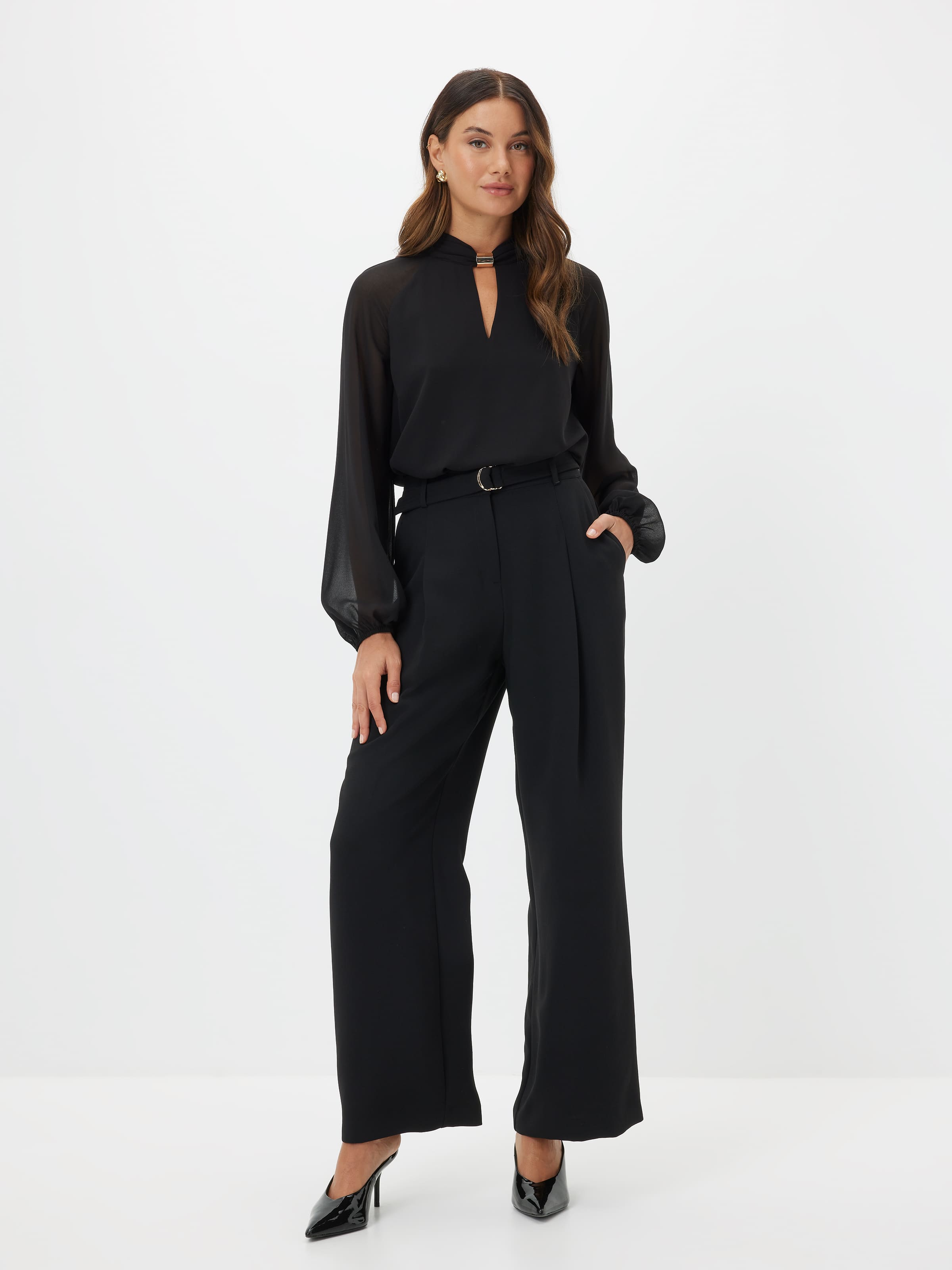 Tanya Sheer Sleeve Blouse