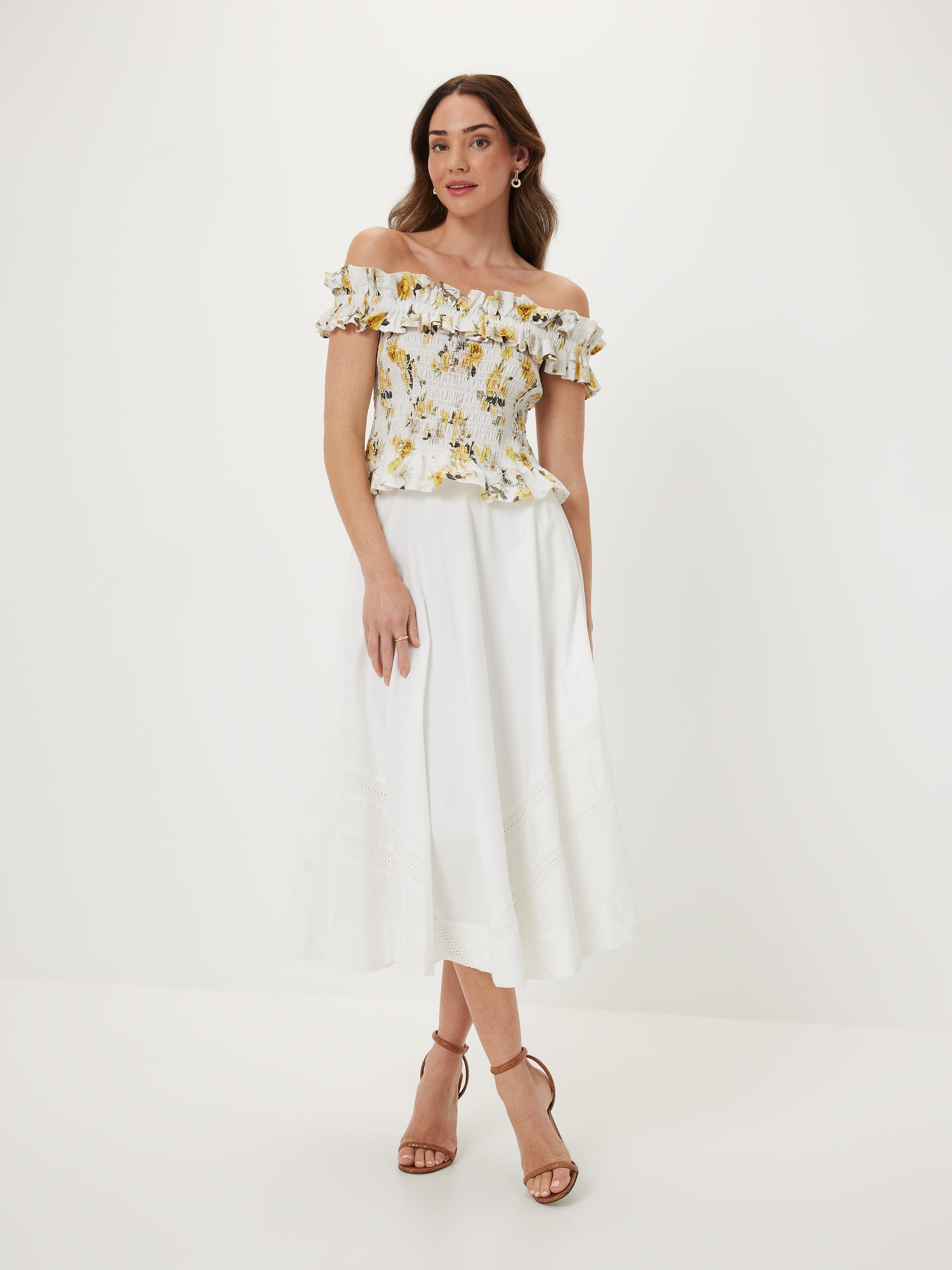 Off Shoulder Ruffle Top
