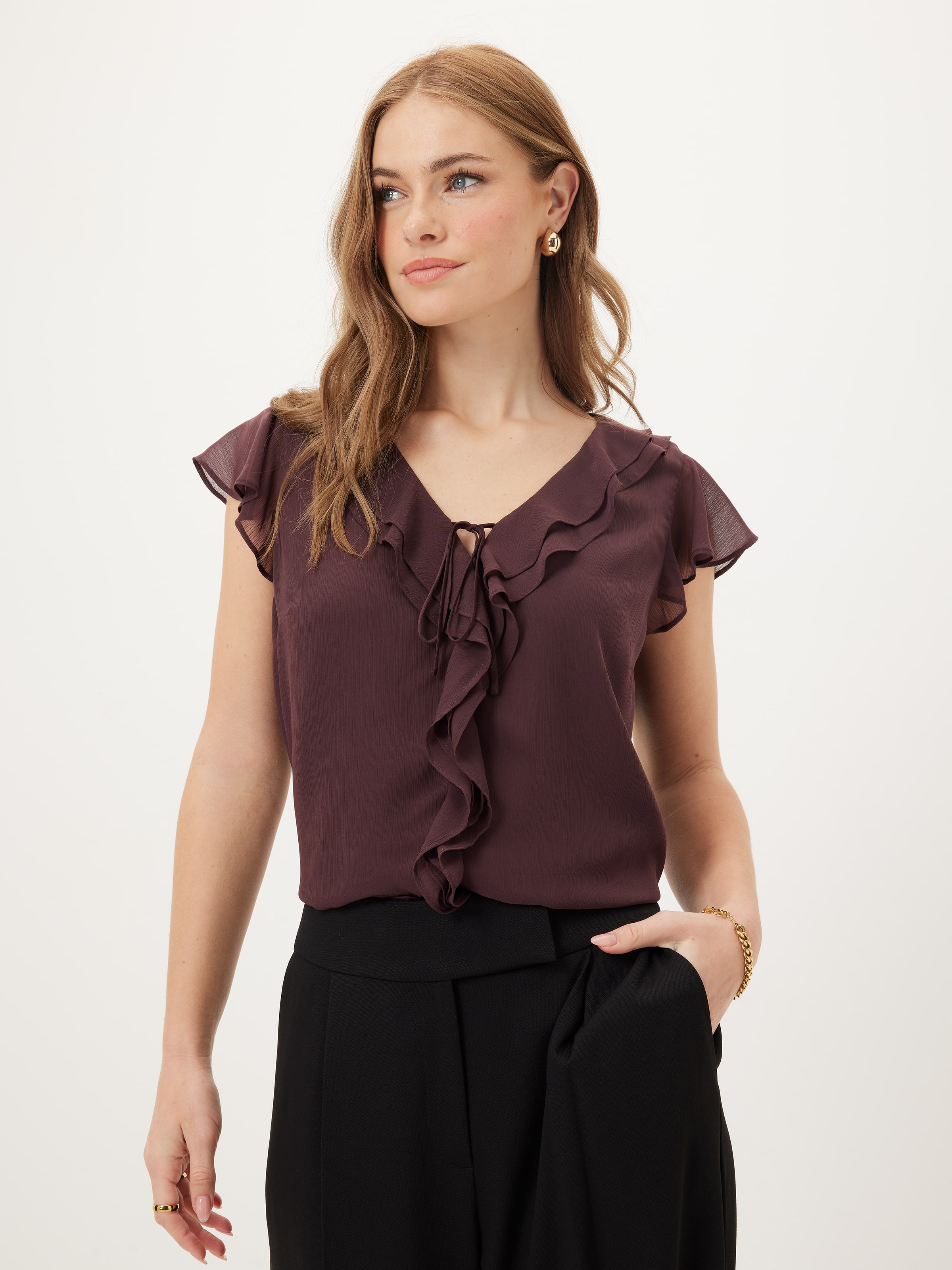 Jodie Ruffle Blouse