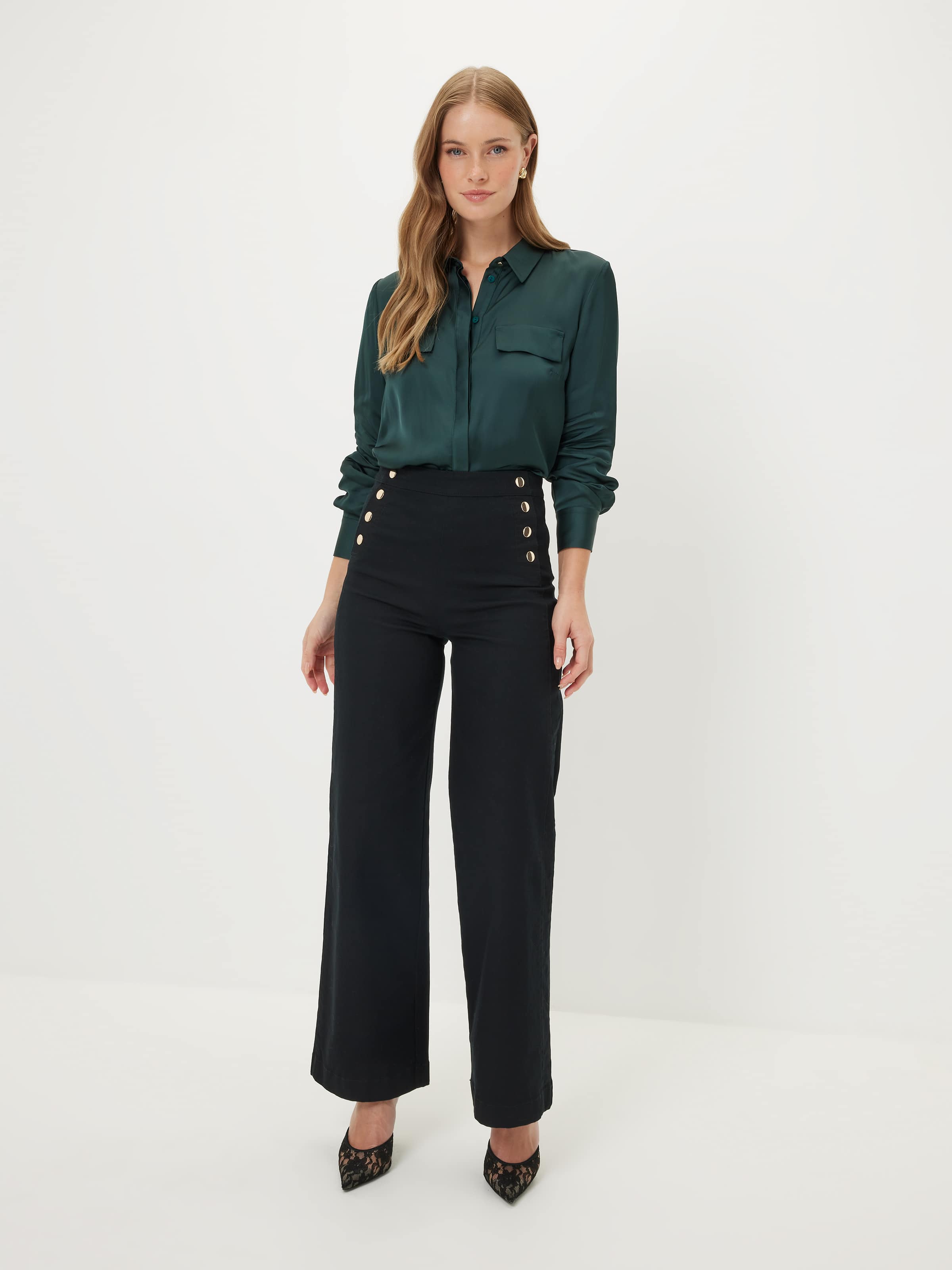 Simone Satin Shirt