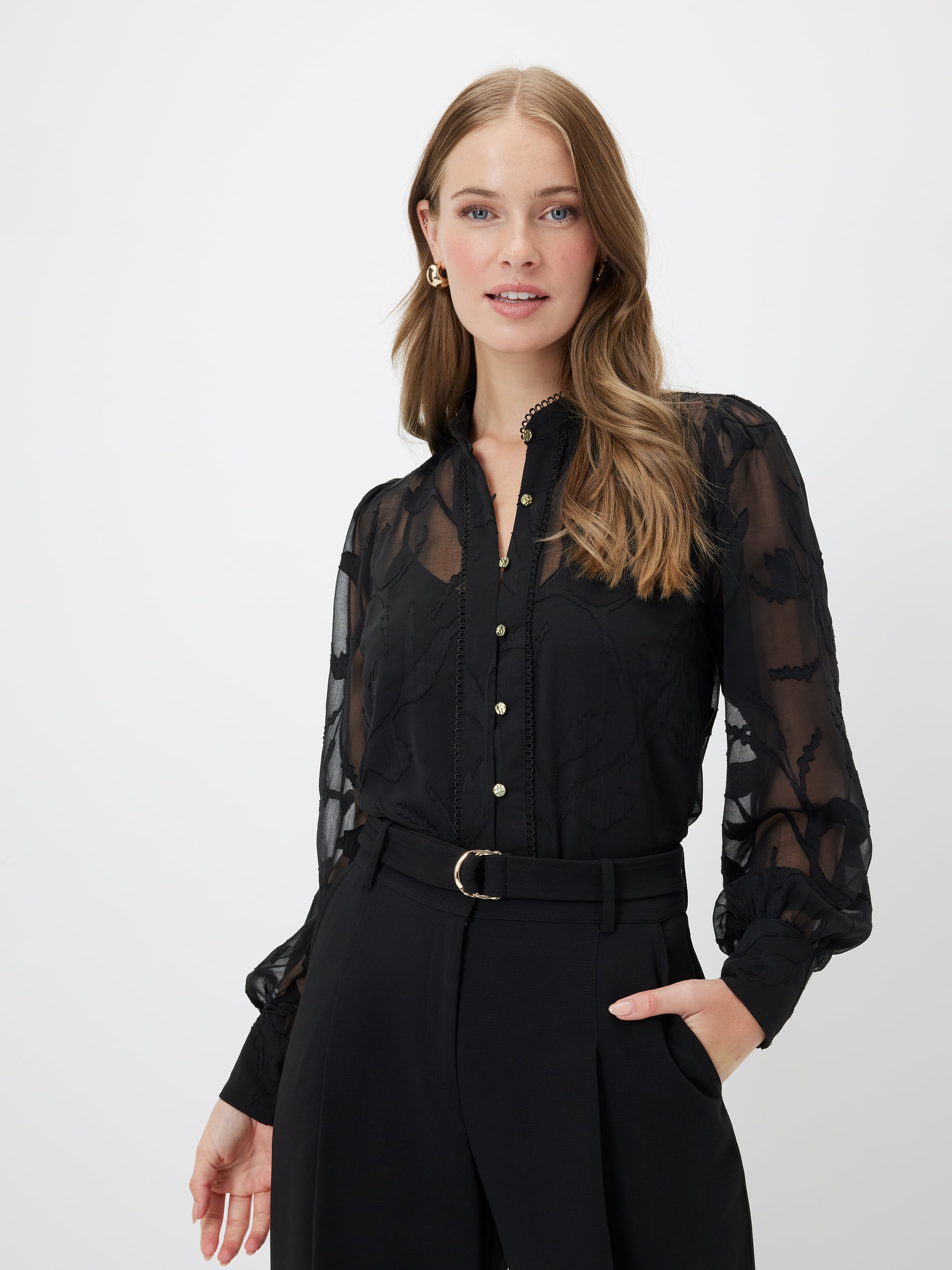 Sundown Burnout Blouse