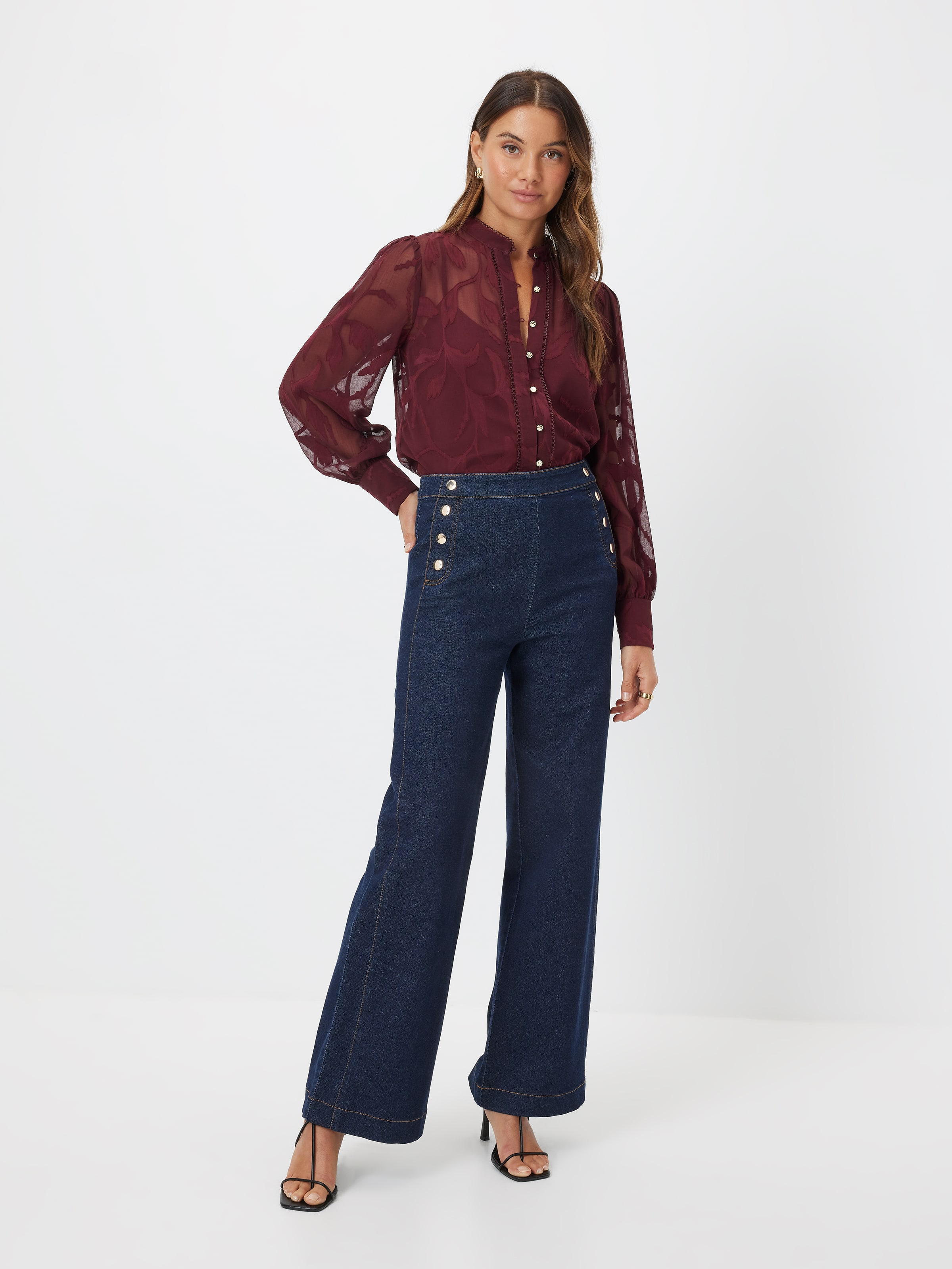Sundown Burnout Blouse