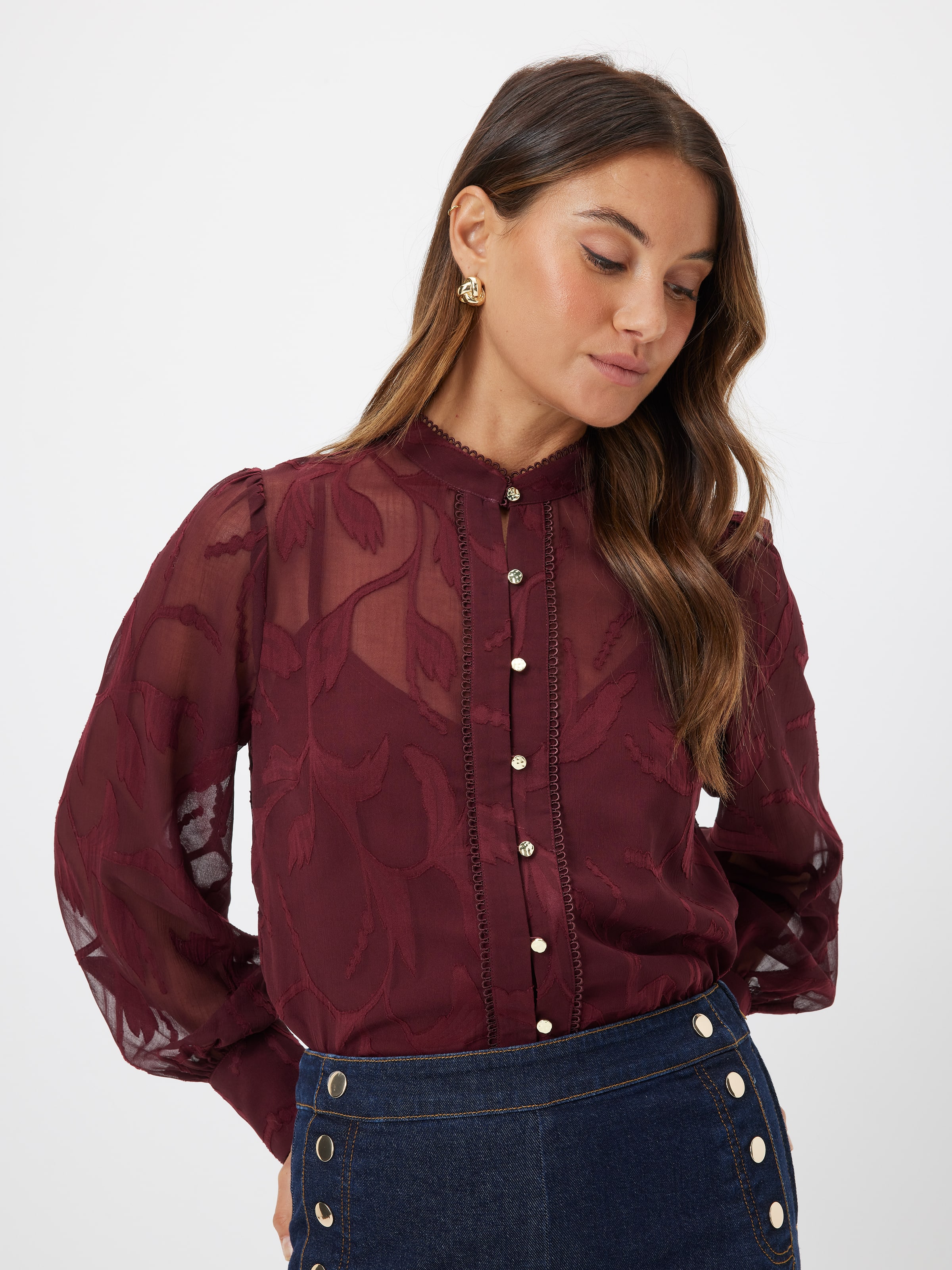Sundown Burnout Blouse
