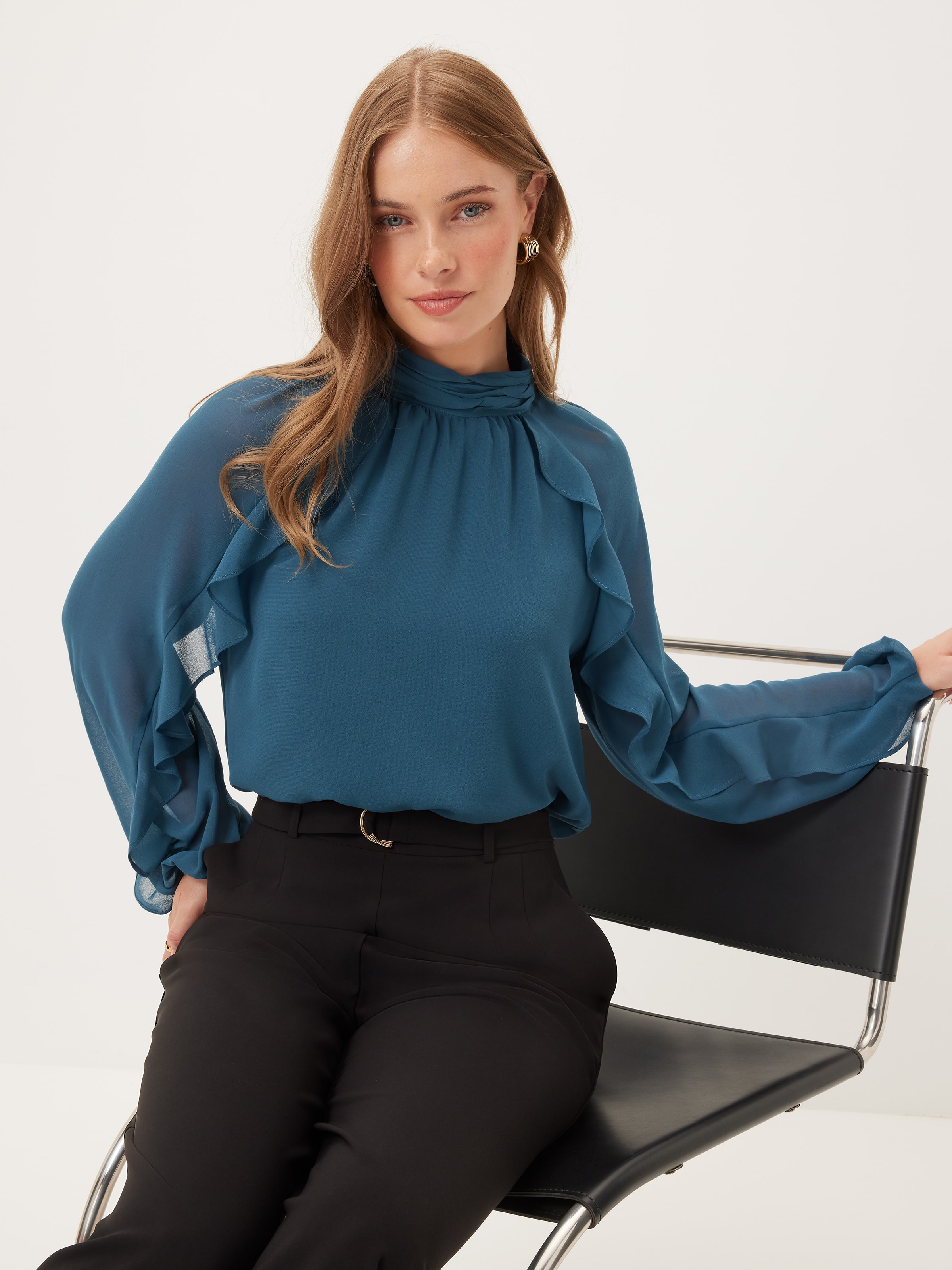 Frankie Ruffle Blouse