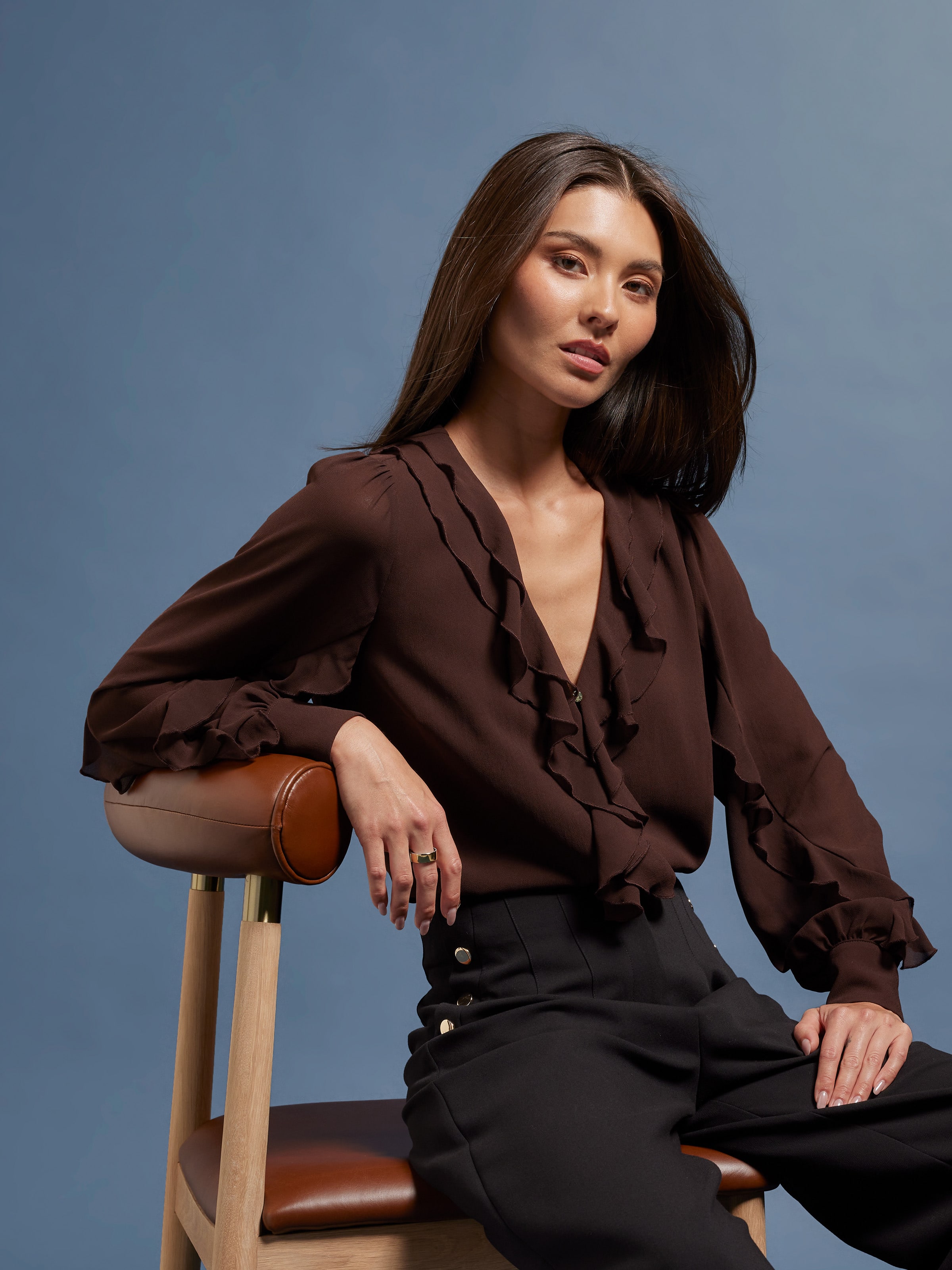 Sienna Soft Frill Blouse
