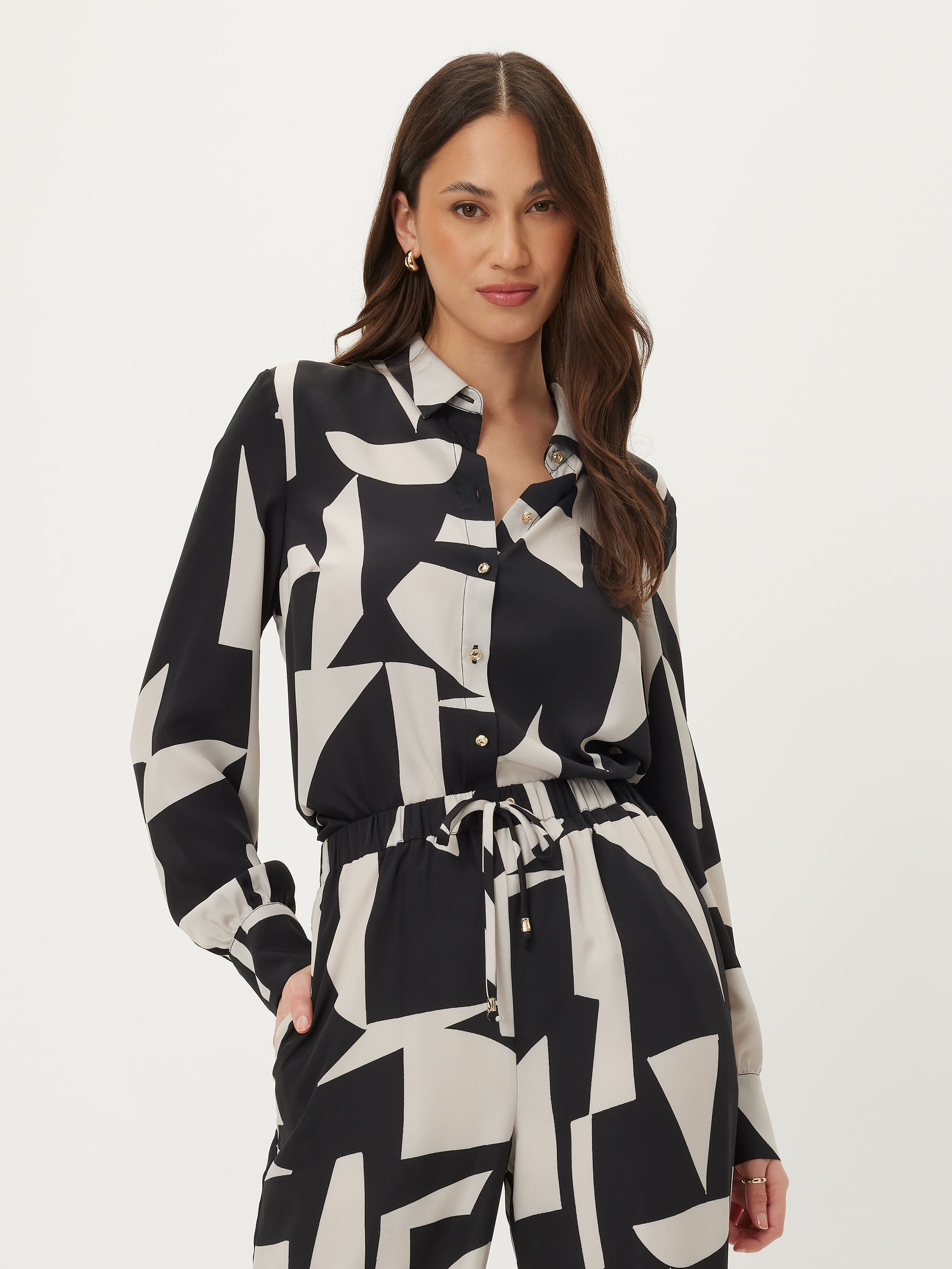 Pattern Pop Long Sleeve Shirt