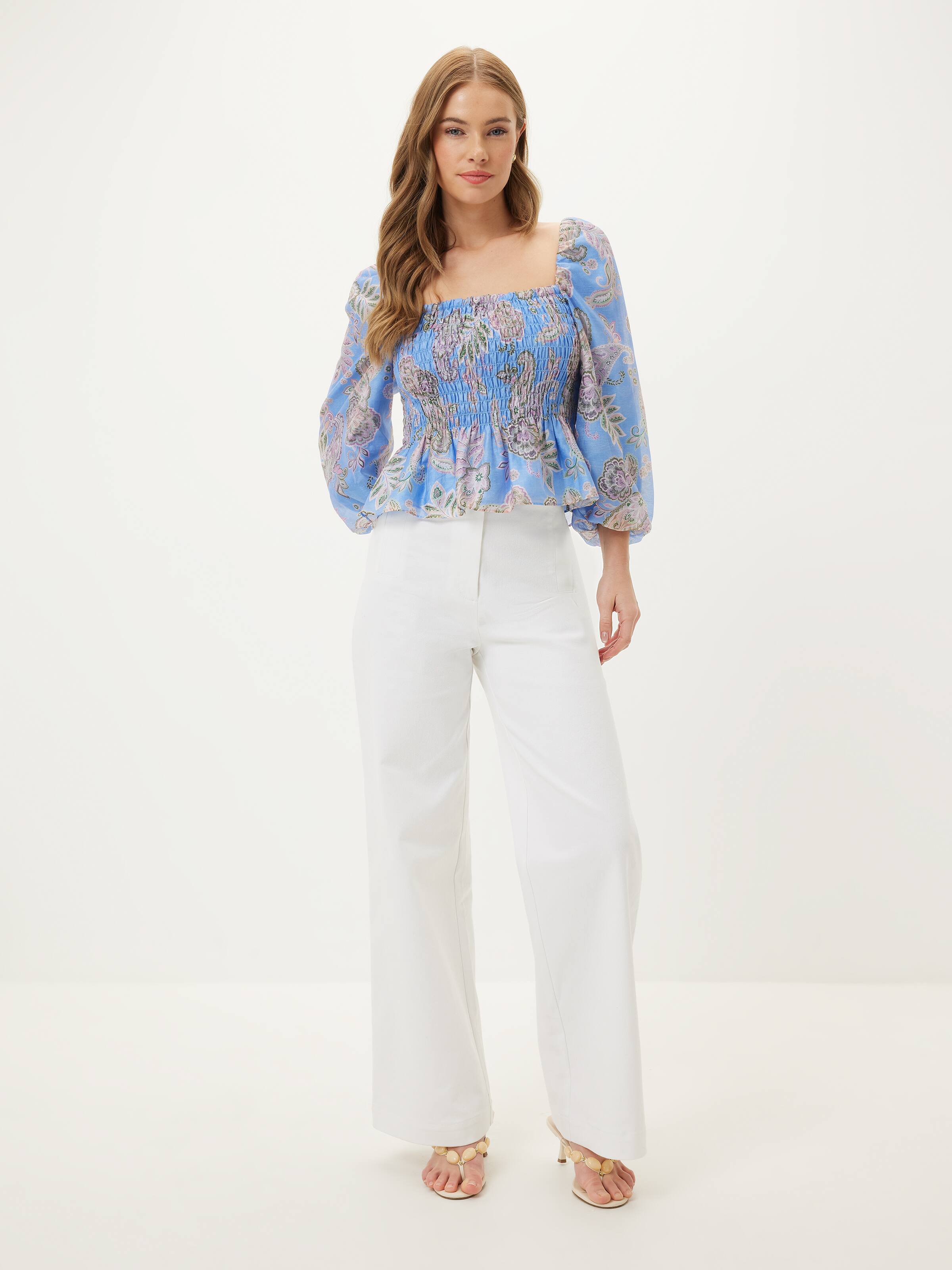 Summer Shirred Top