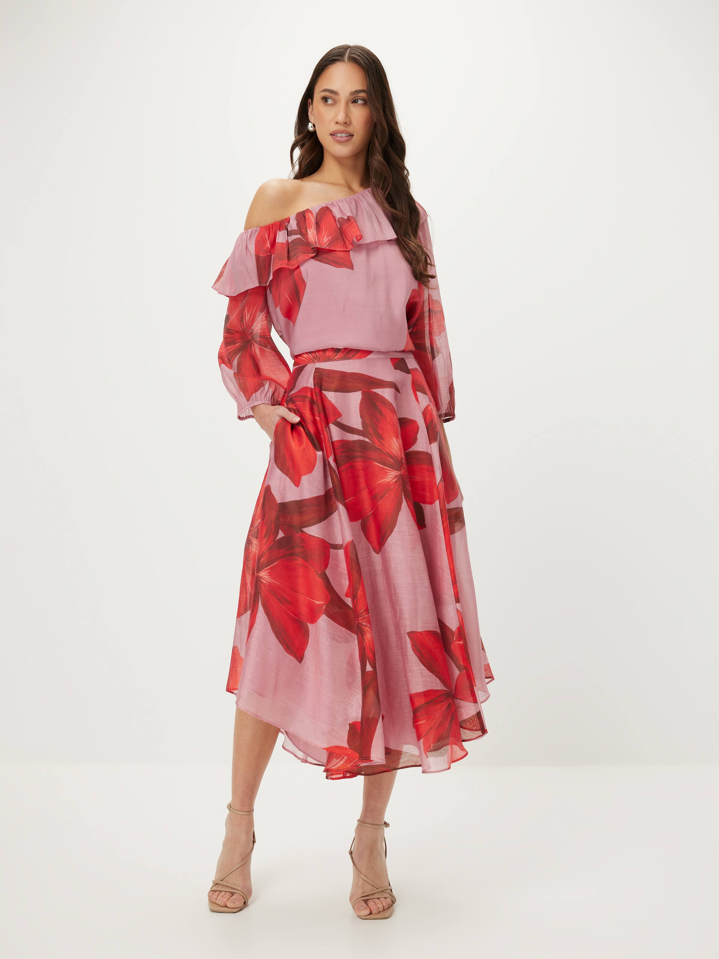 Romany Ruffle Long Sleeve Blouse