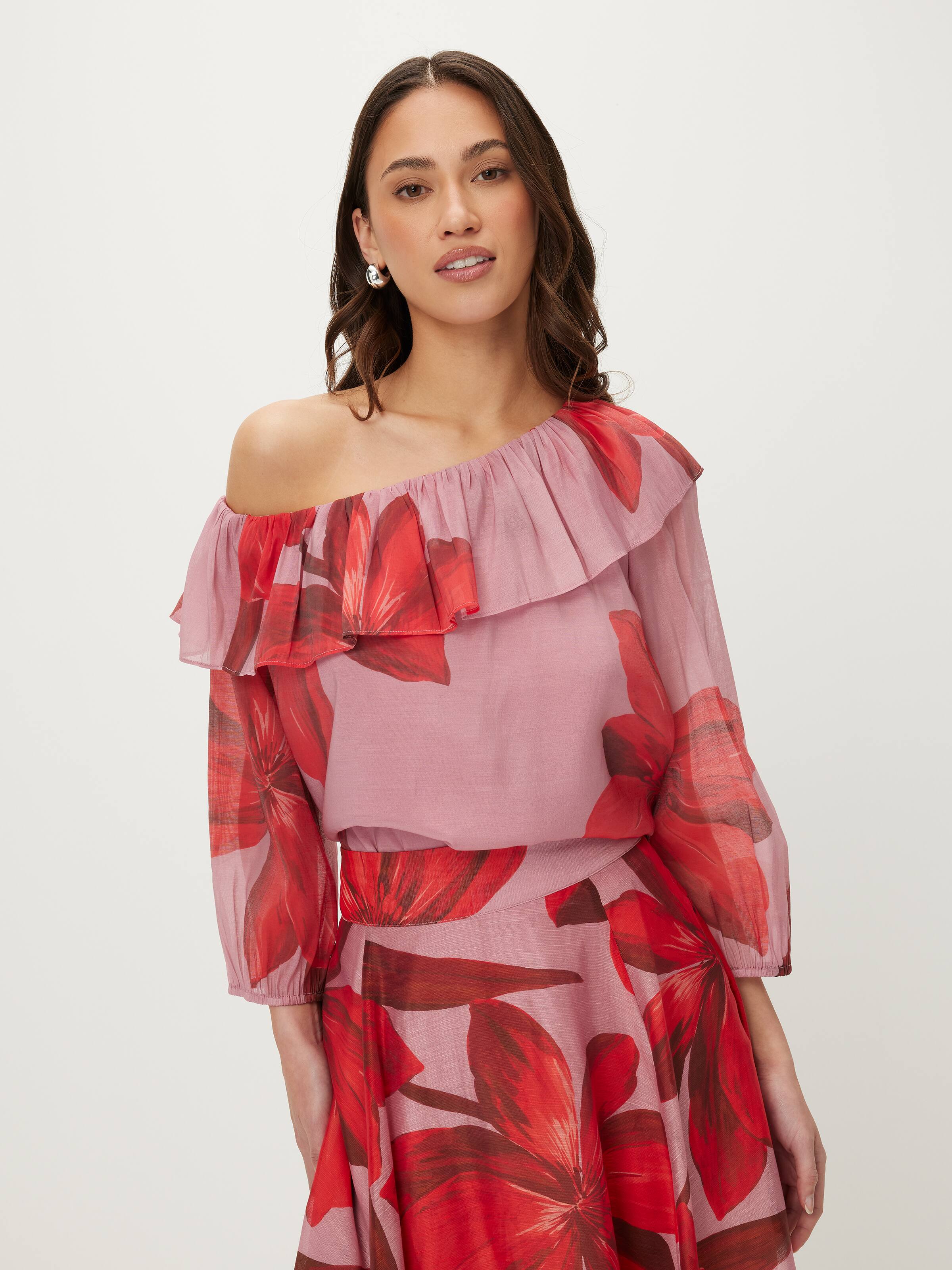 Romany Ruffle Long Sleeve Blouse