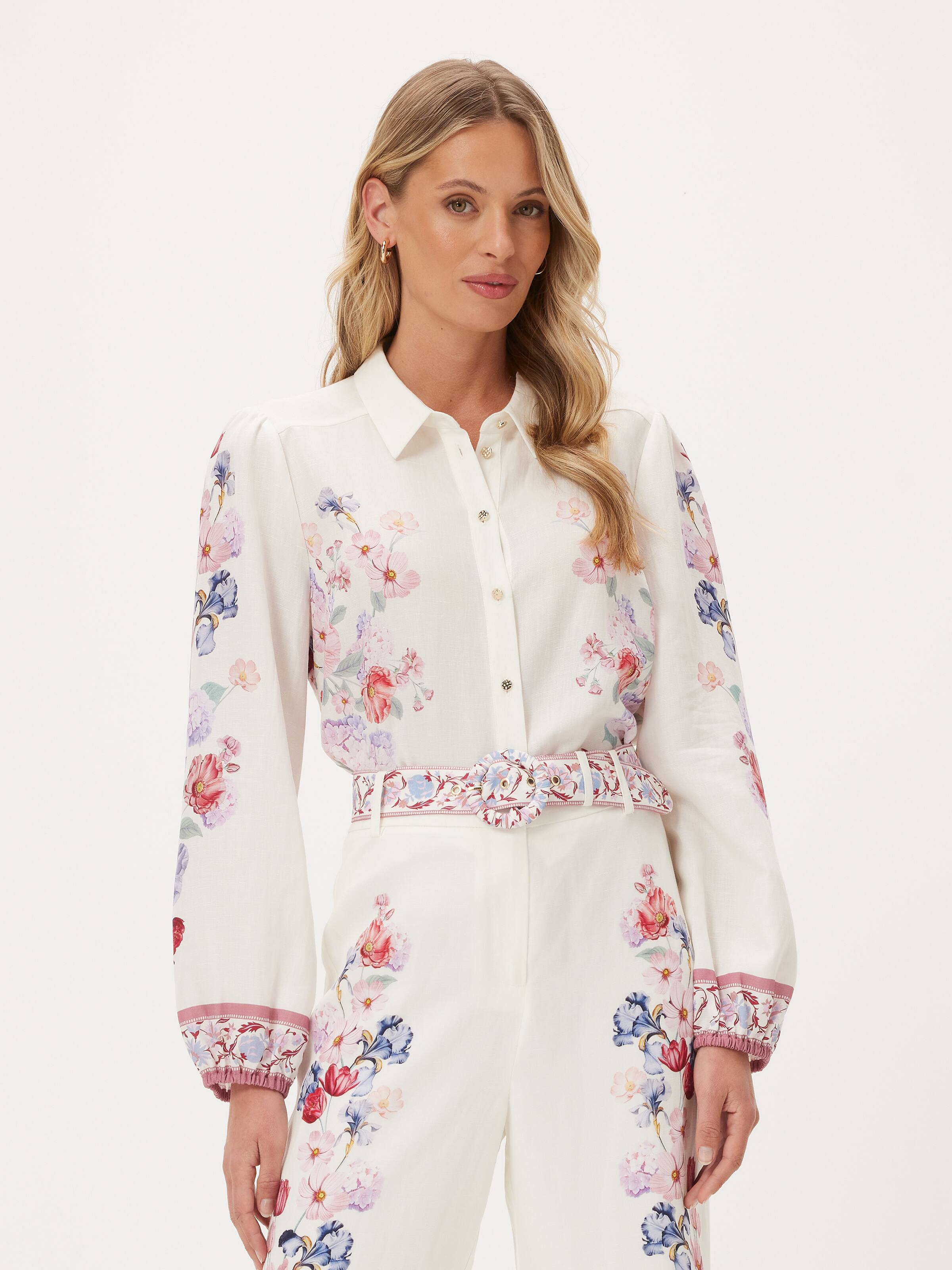 Royal Aster Co-Ord Shirt