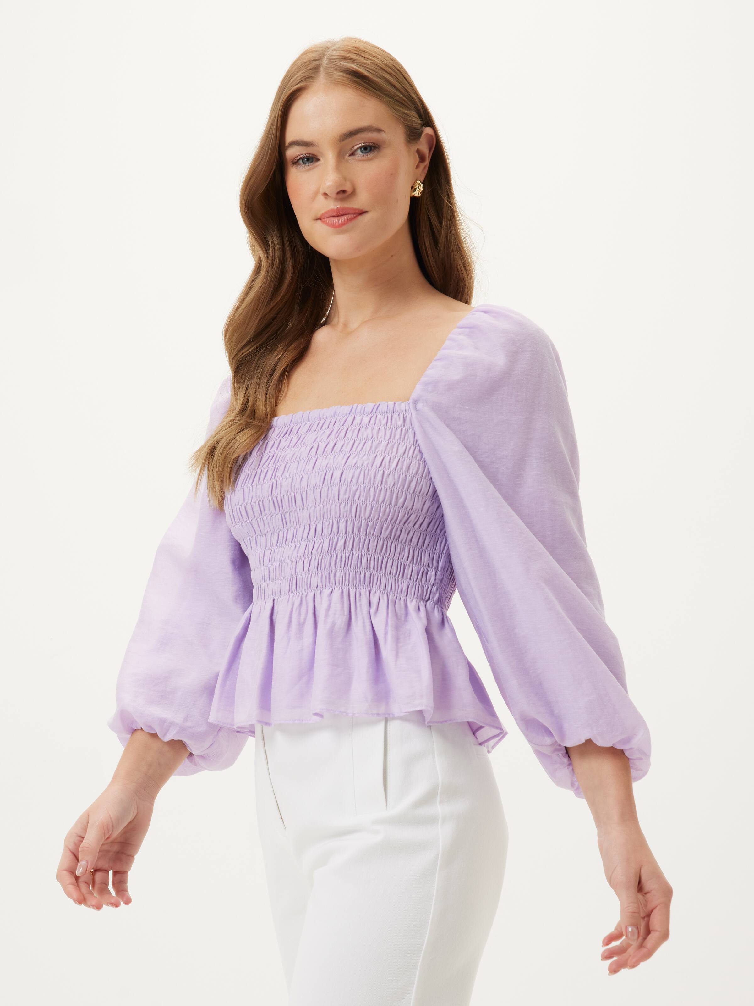 Summer Shirred Top