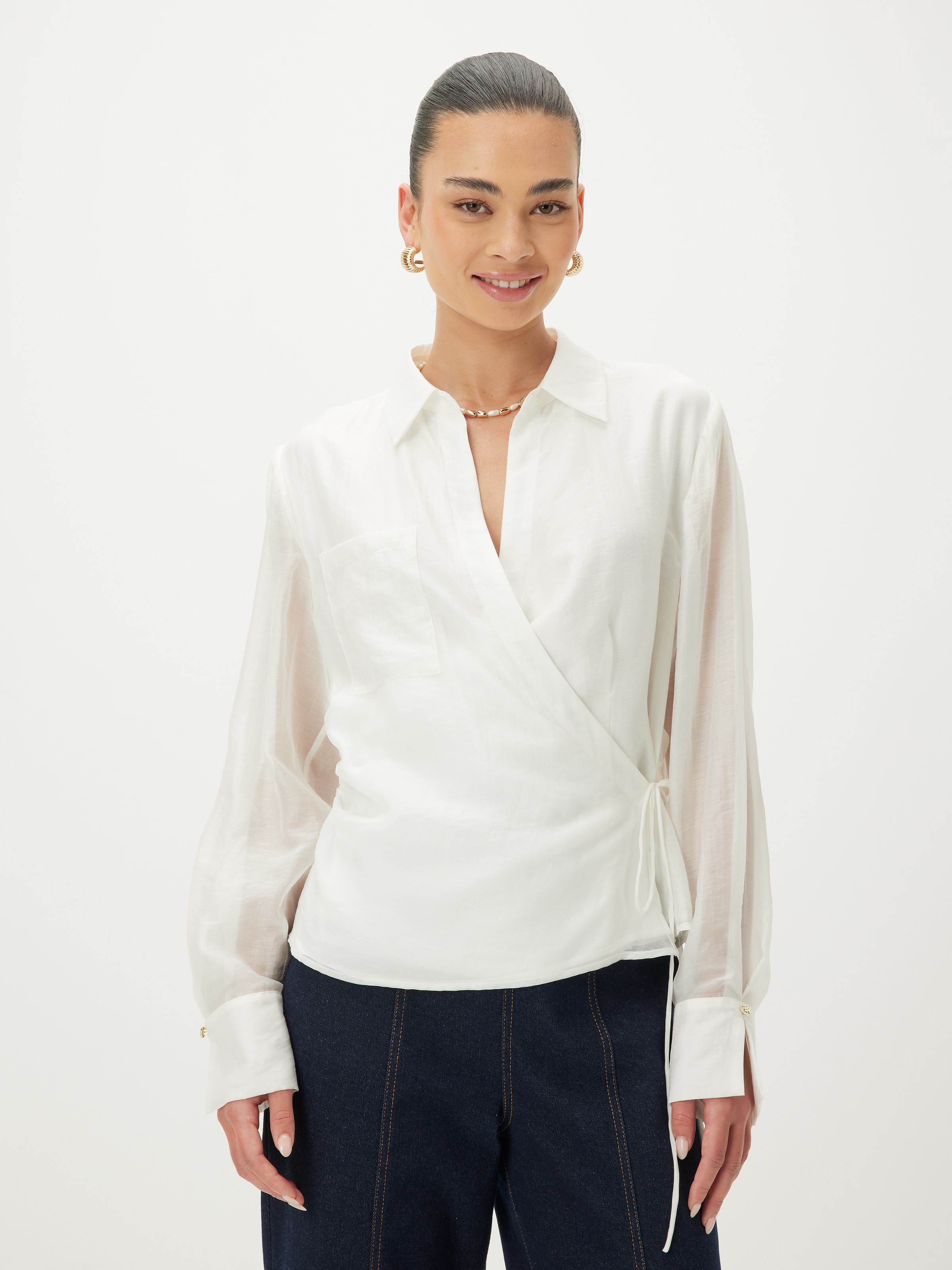 Melanie Wrap Shirt