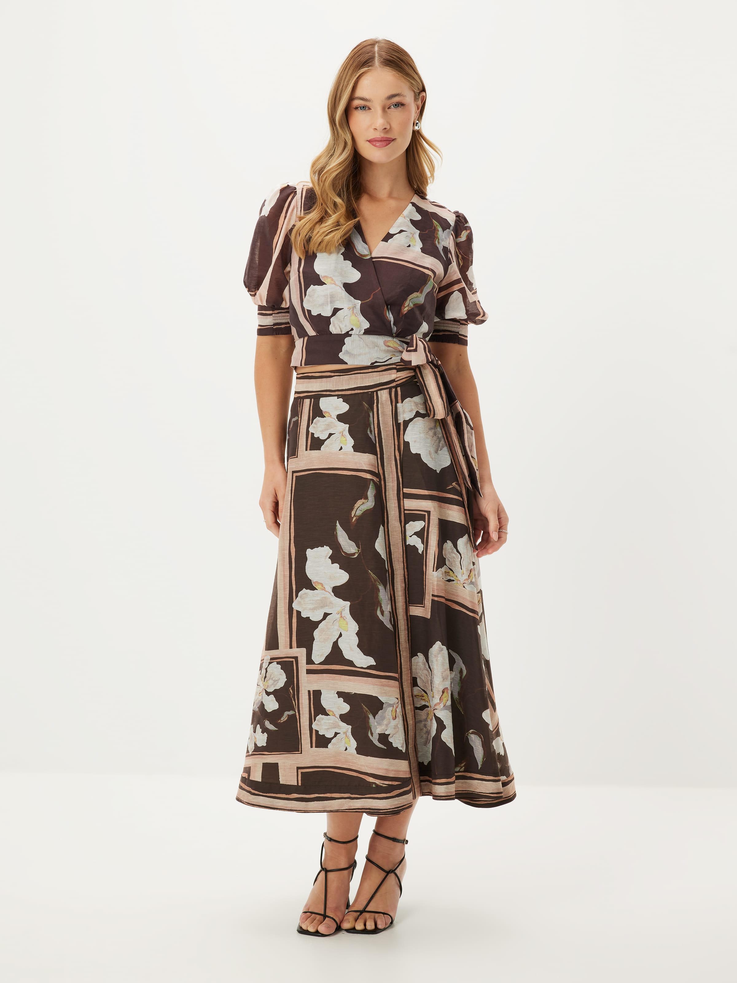 Sage Short Sleeve Wrap Top