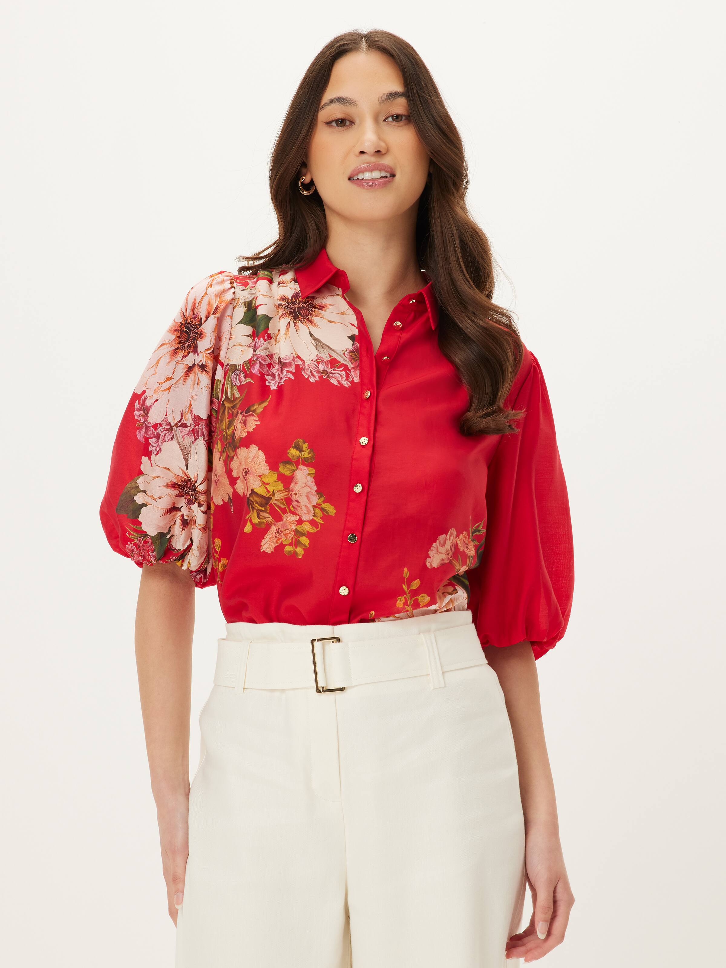 Amie Puff Sleeveless Shirt