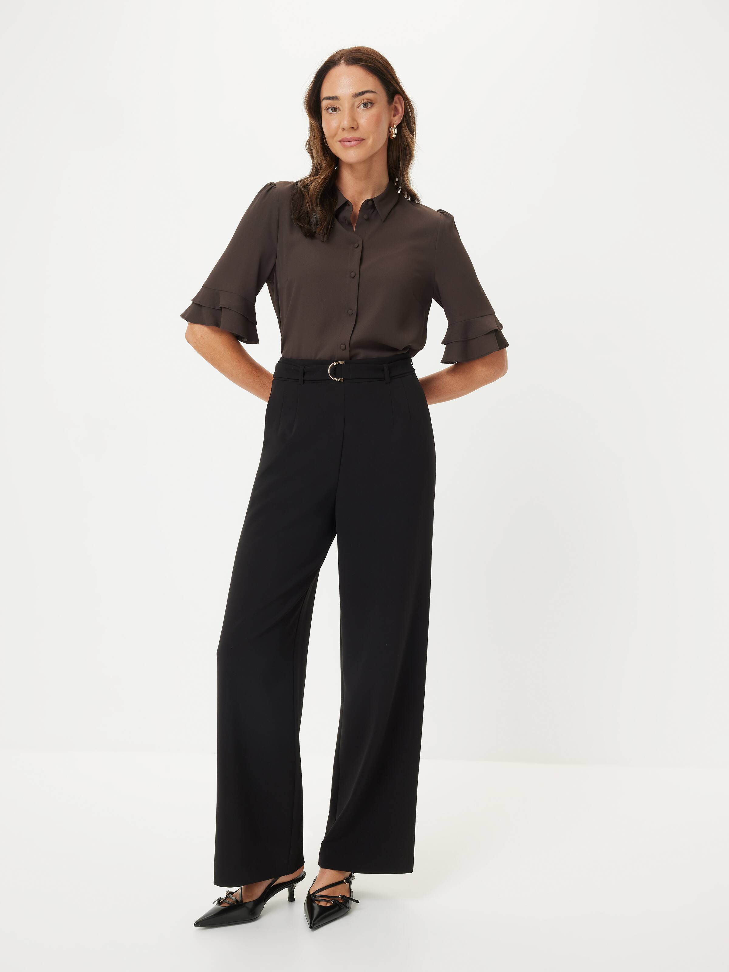 Kayla 3/4 Sleeve Button Up Shirt