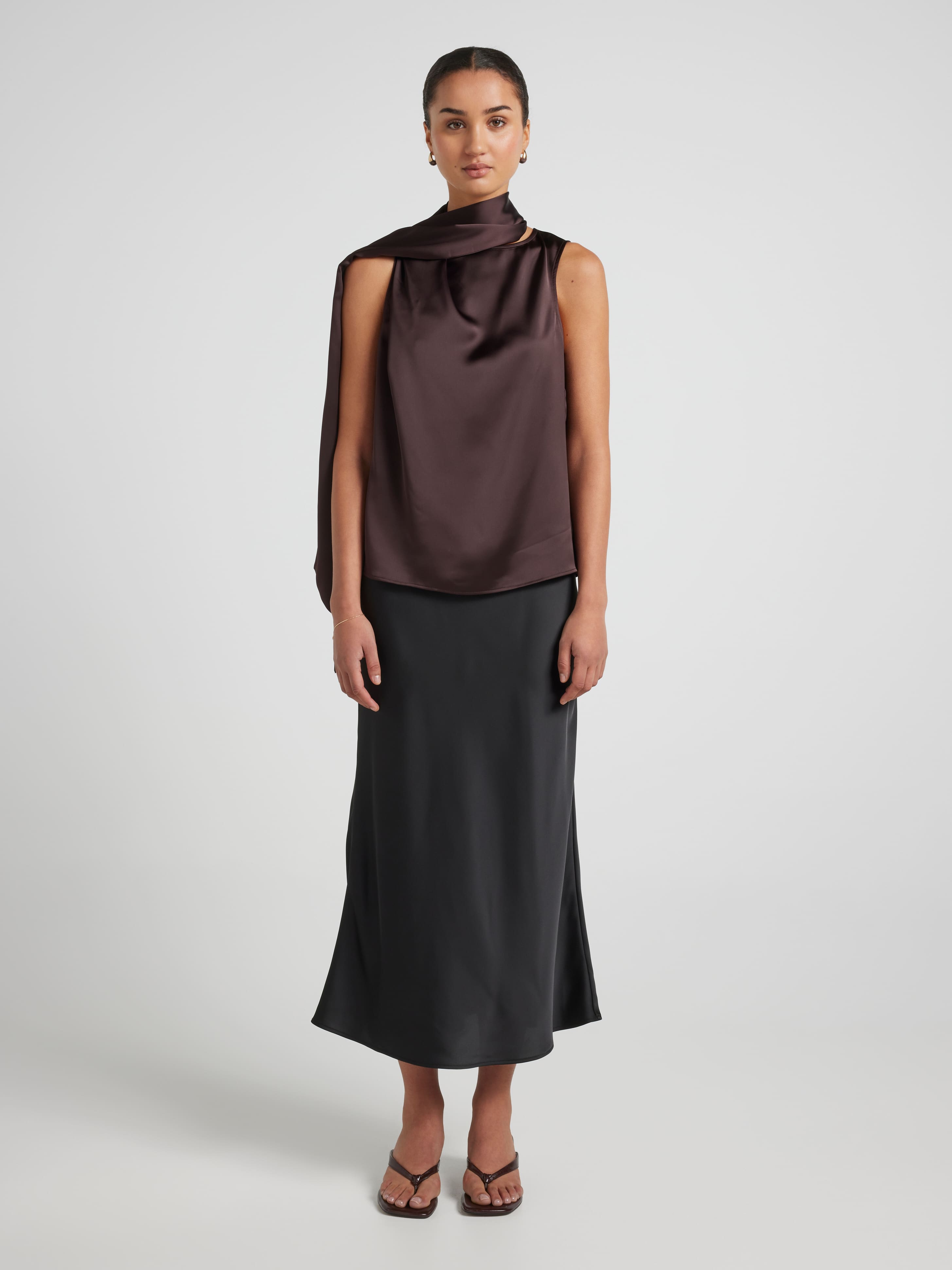 Harlow Halter Scarf Top