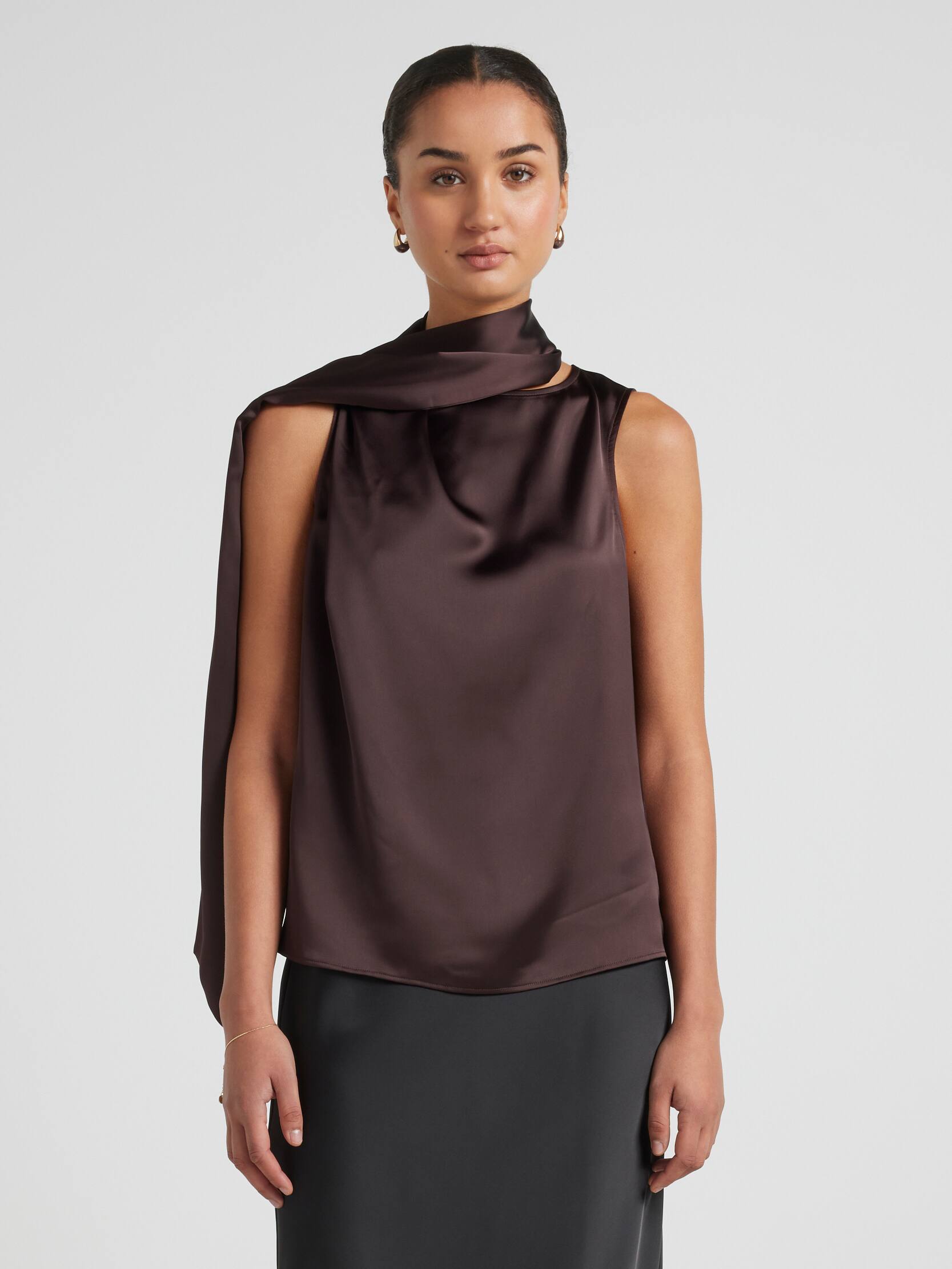 Harlow Halter Scarf Top