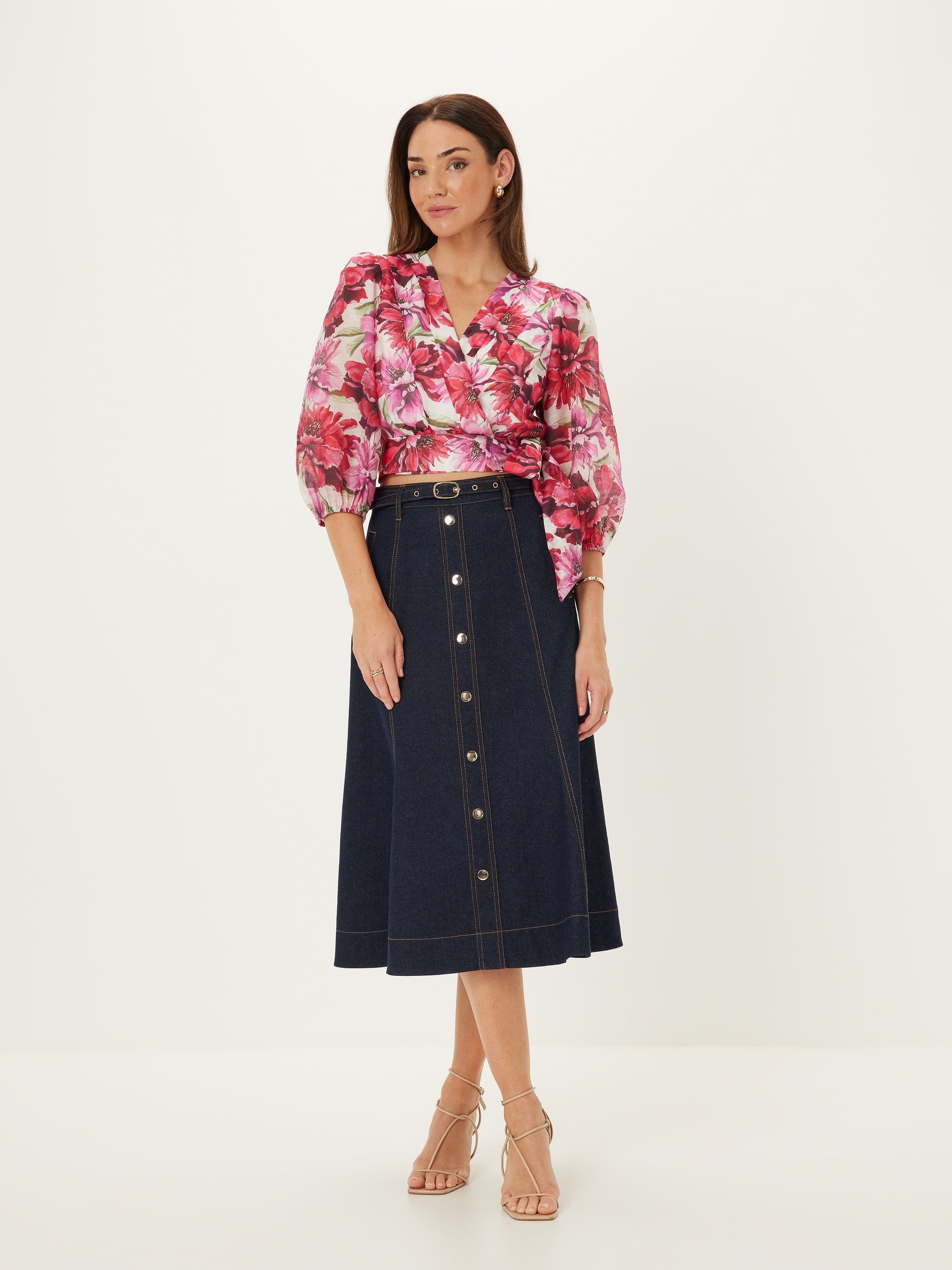 Wren Panelled Wrap Top