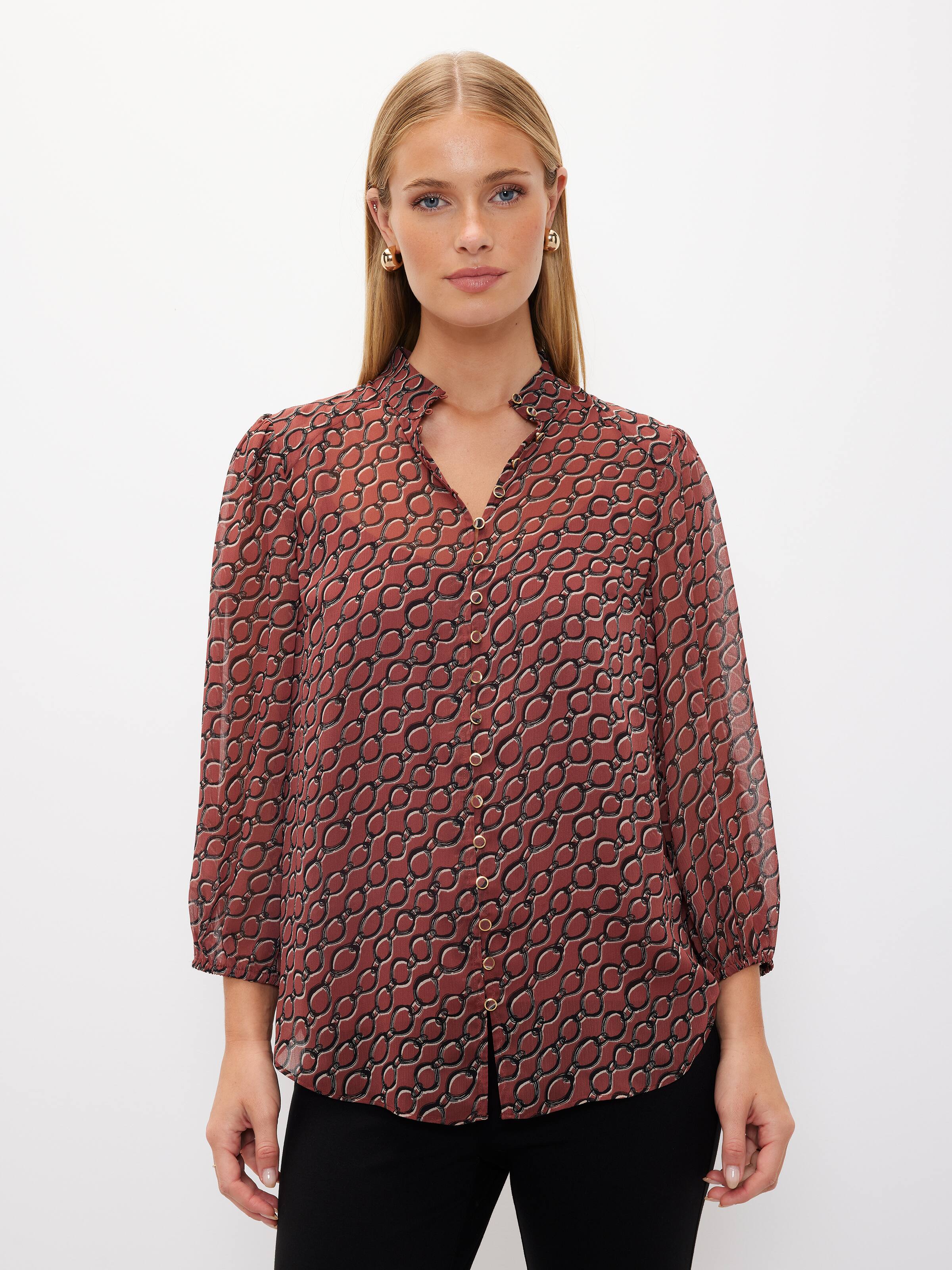 Work Tops for Women;Womens Western Tops 3/4 Sleeve Shirts for