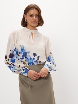 Remy High Neck Blouse