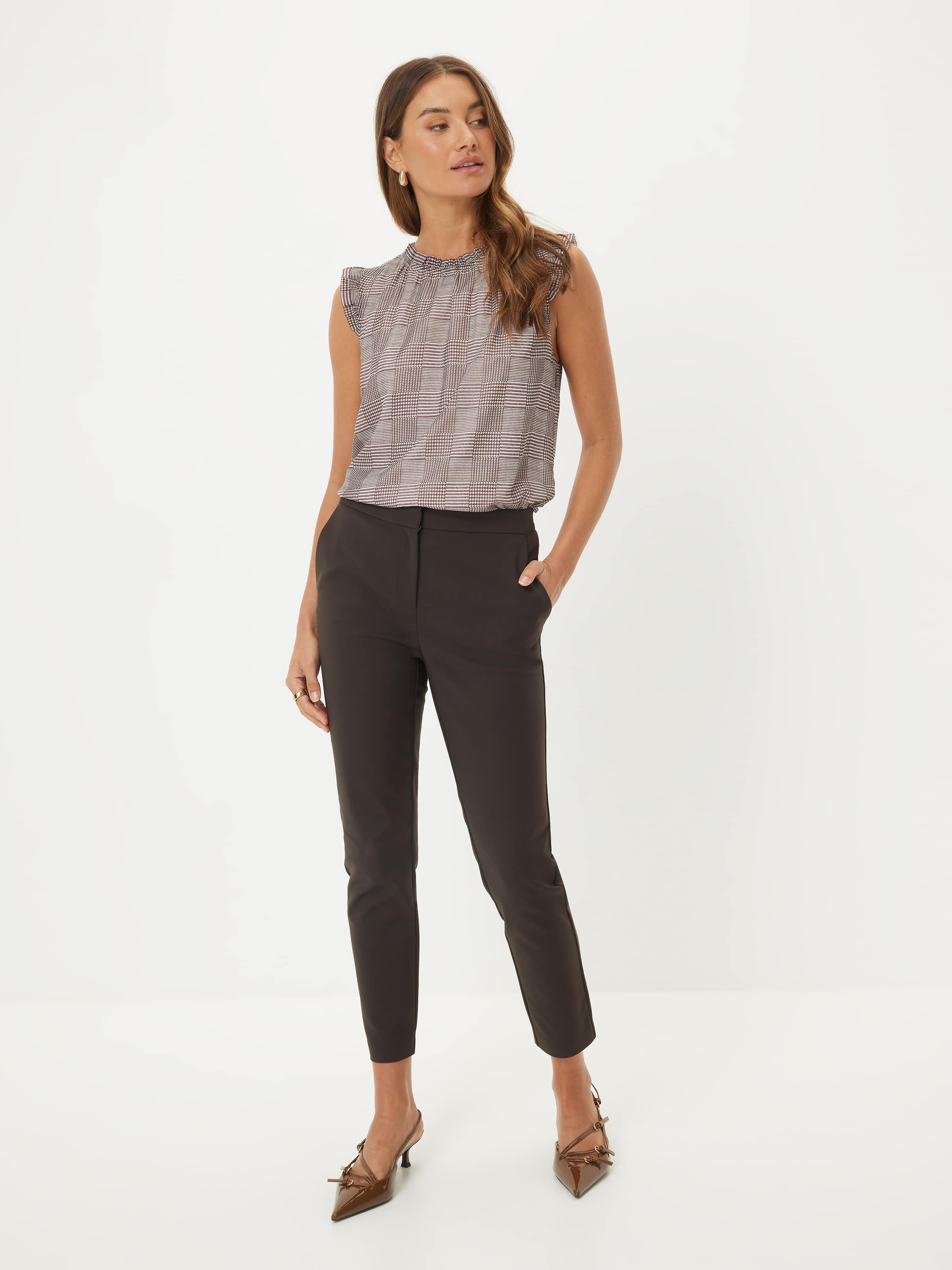 Tessa Yoryu Gathered Neck Top