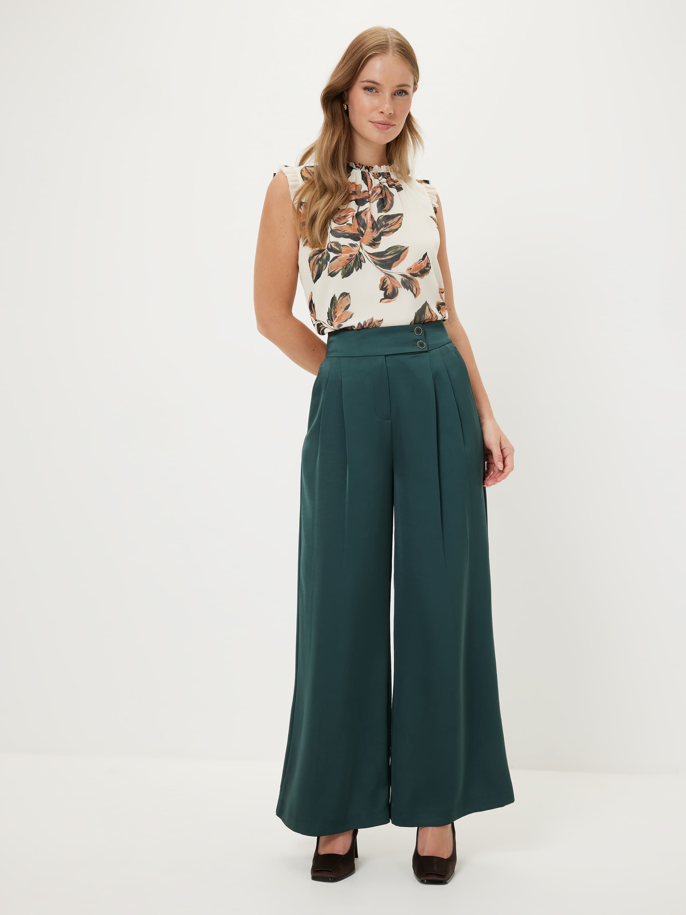 Tessa Yoryu Gathered Neck Top
