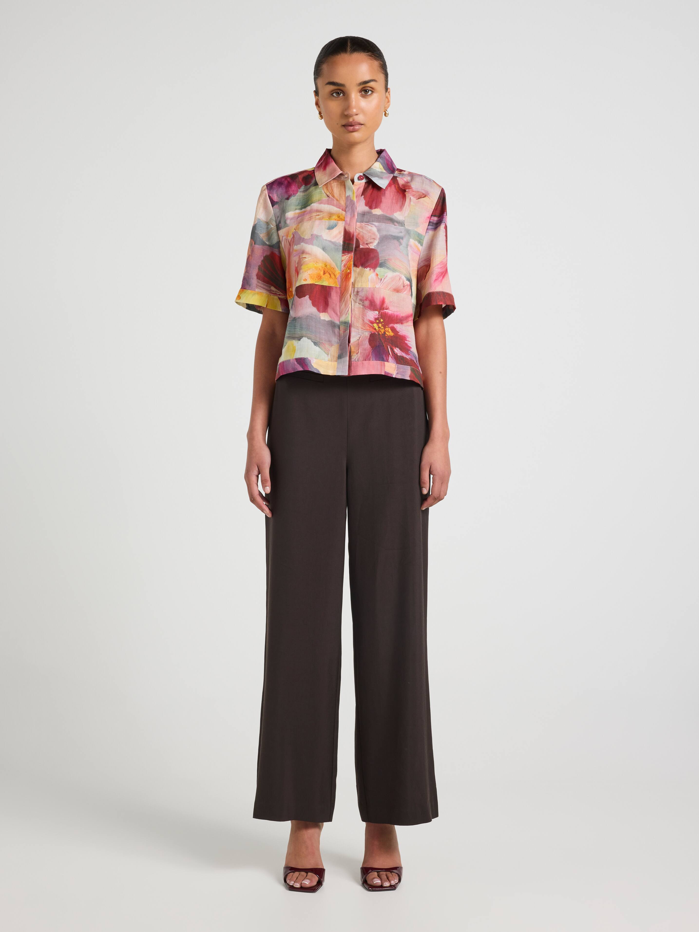 Brooklyn Sheer Crop Shirt