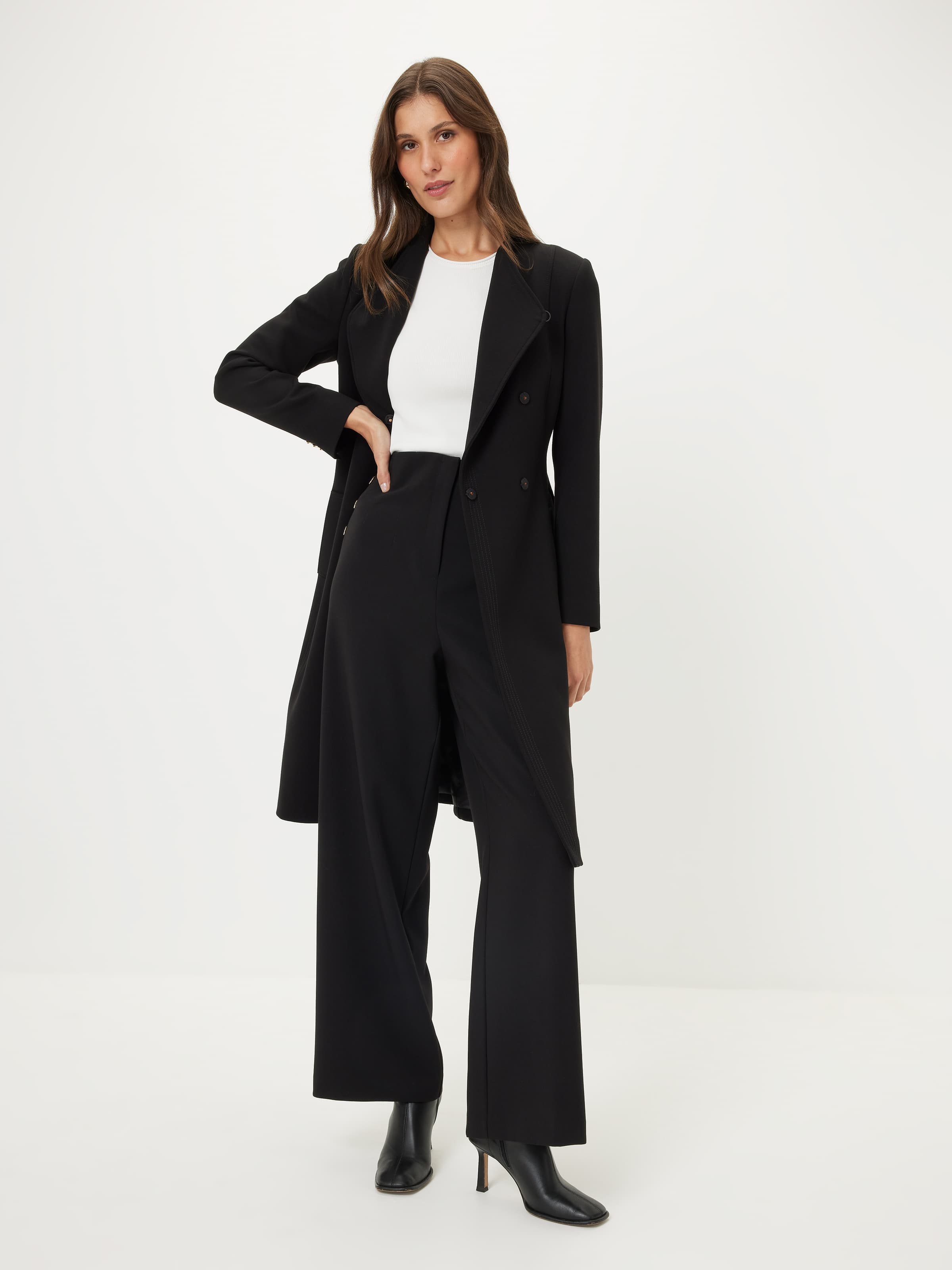 Frankie Funnel Neck Coat