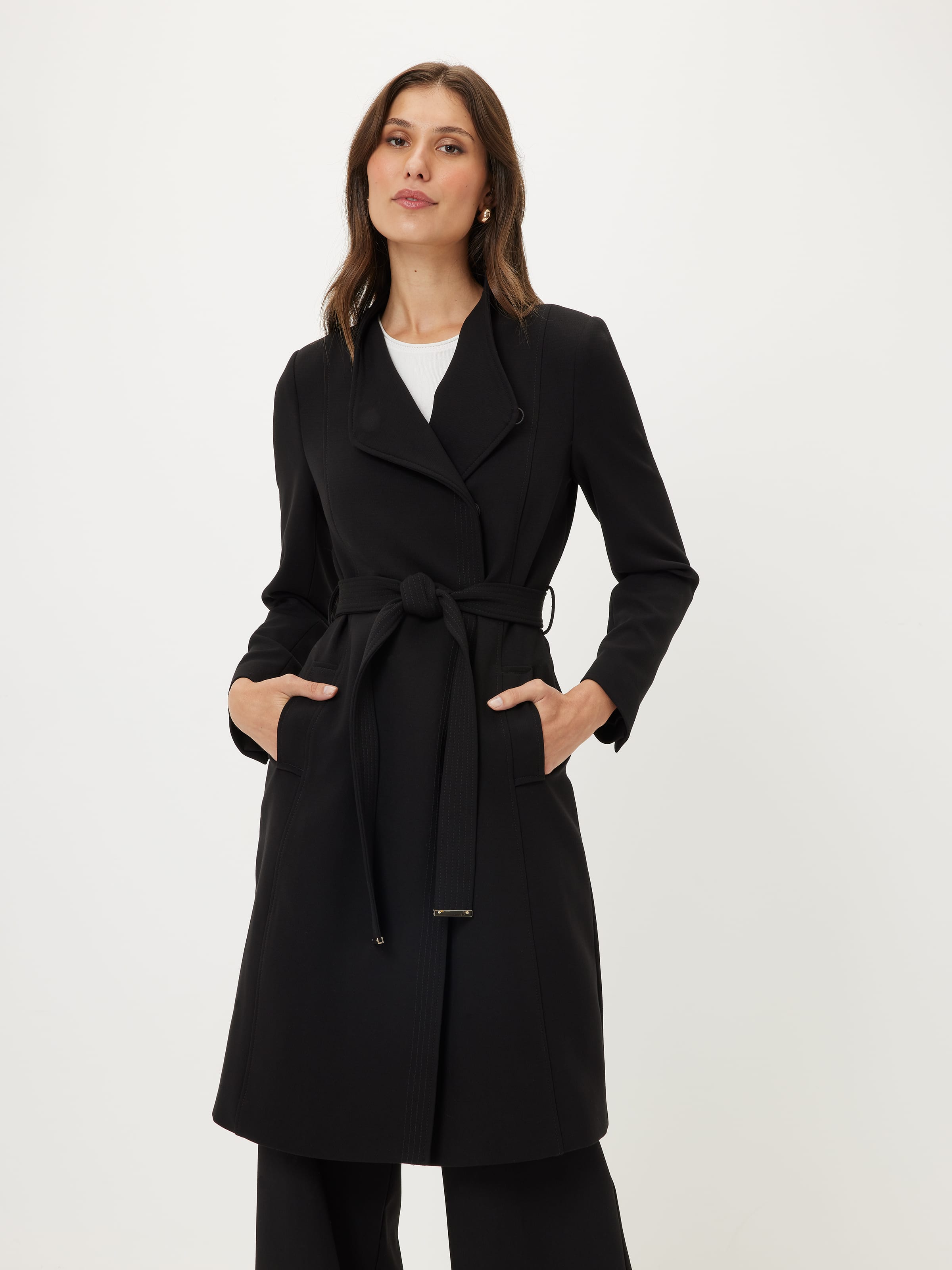 Frankie Funnel Neck Coat
