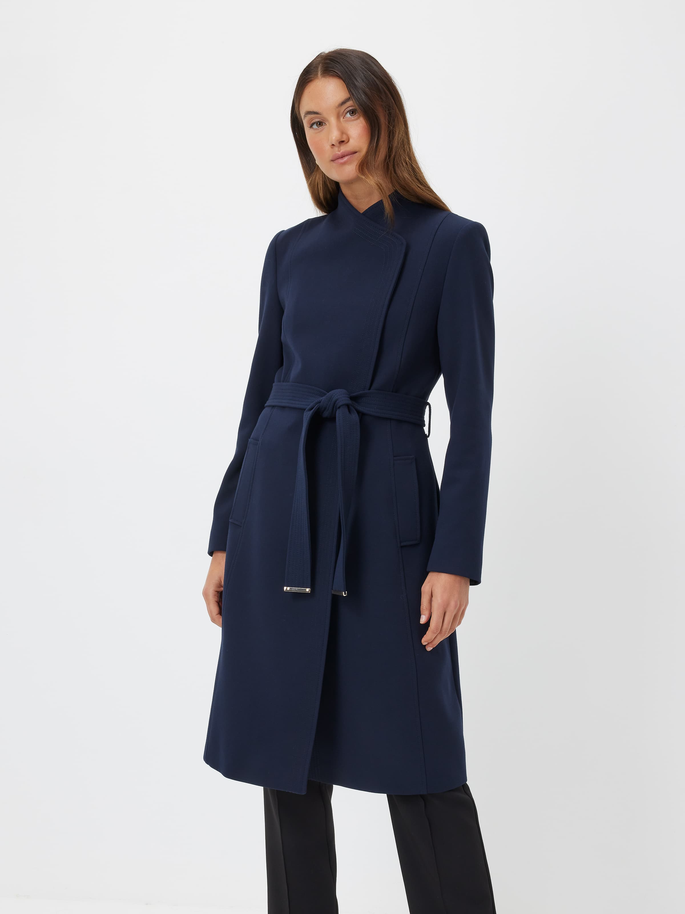 Frankie Funnel Neck Coat