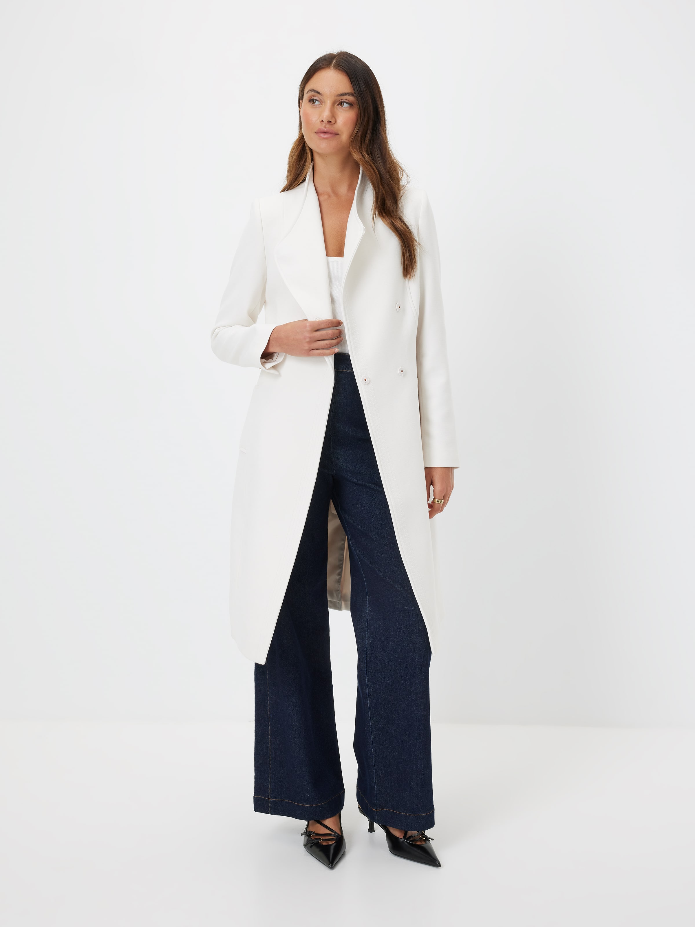 Frankie Funnel Neck Coat
