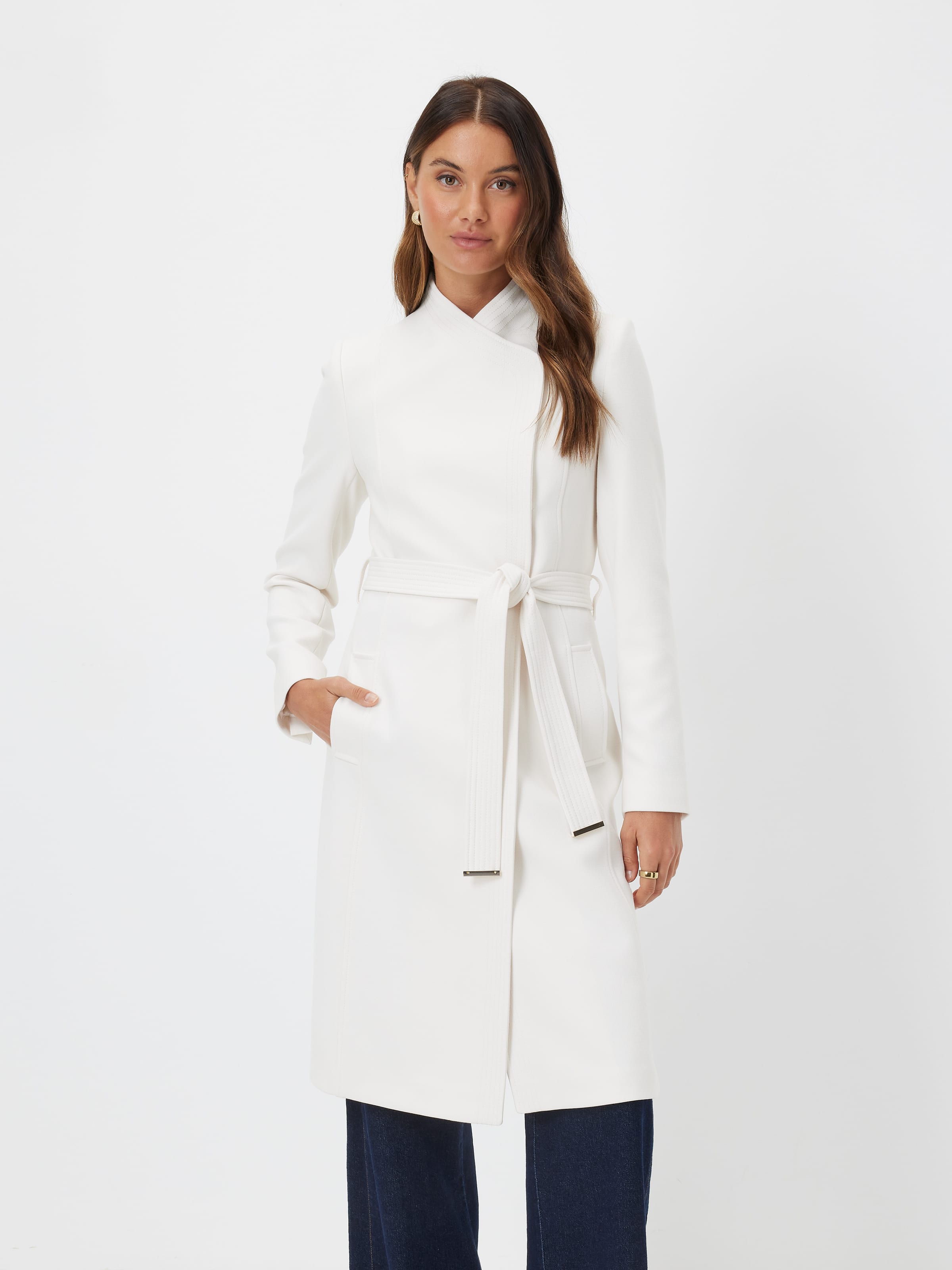 Frankie Funnel Neck Coat