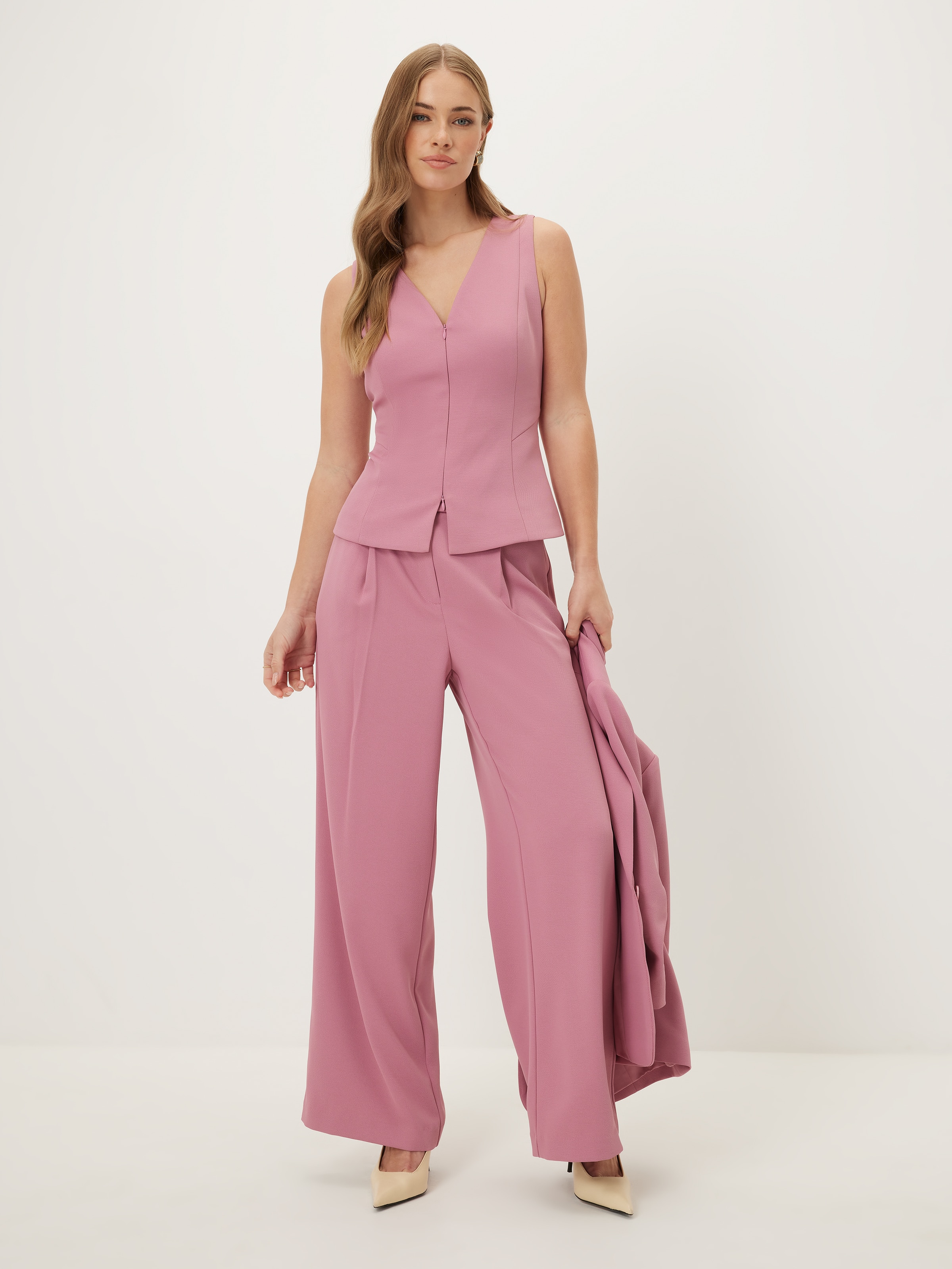 Tribeca Zip Front Top