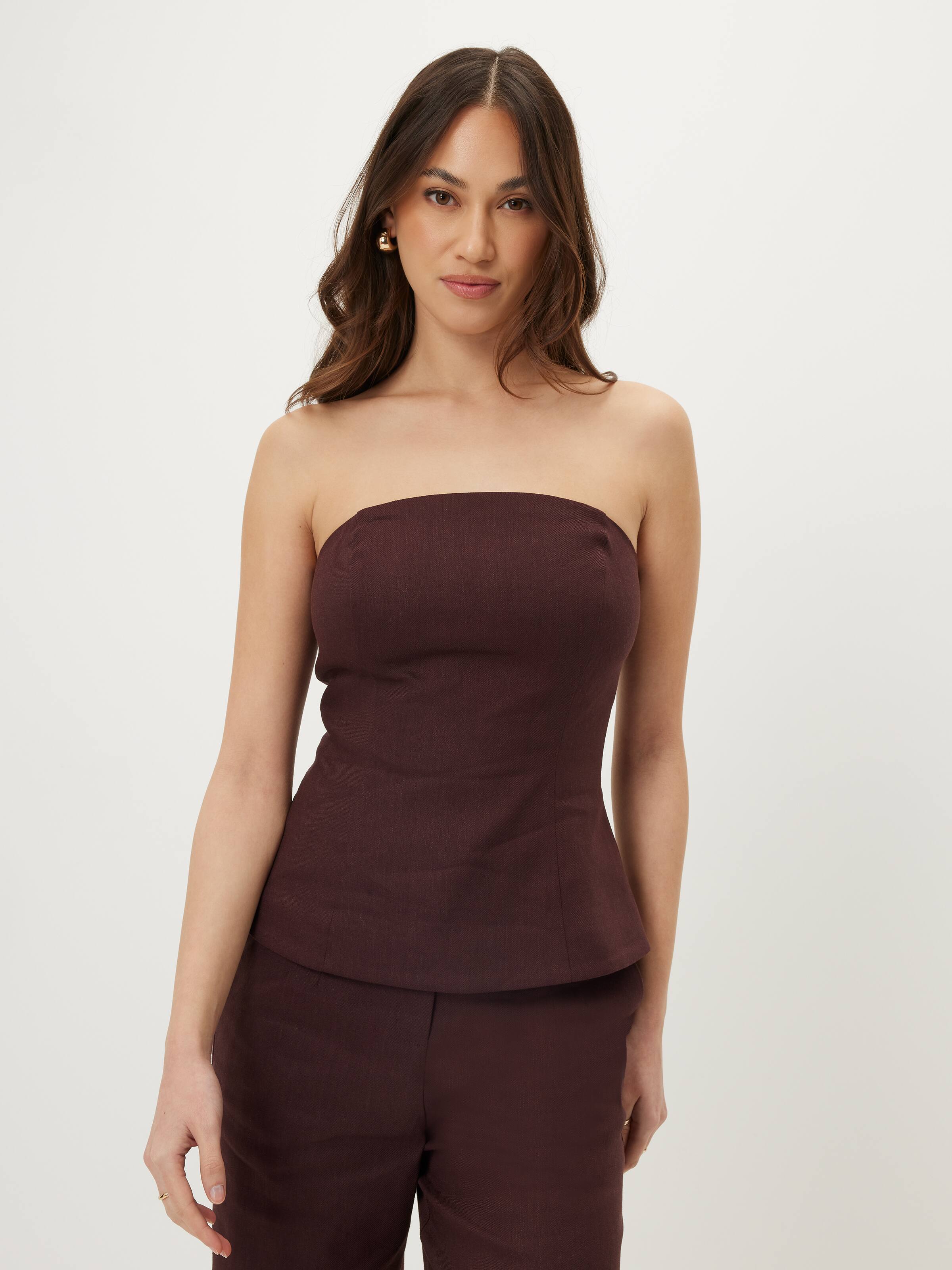 Blue Moon Strapless Top