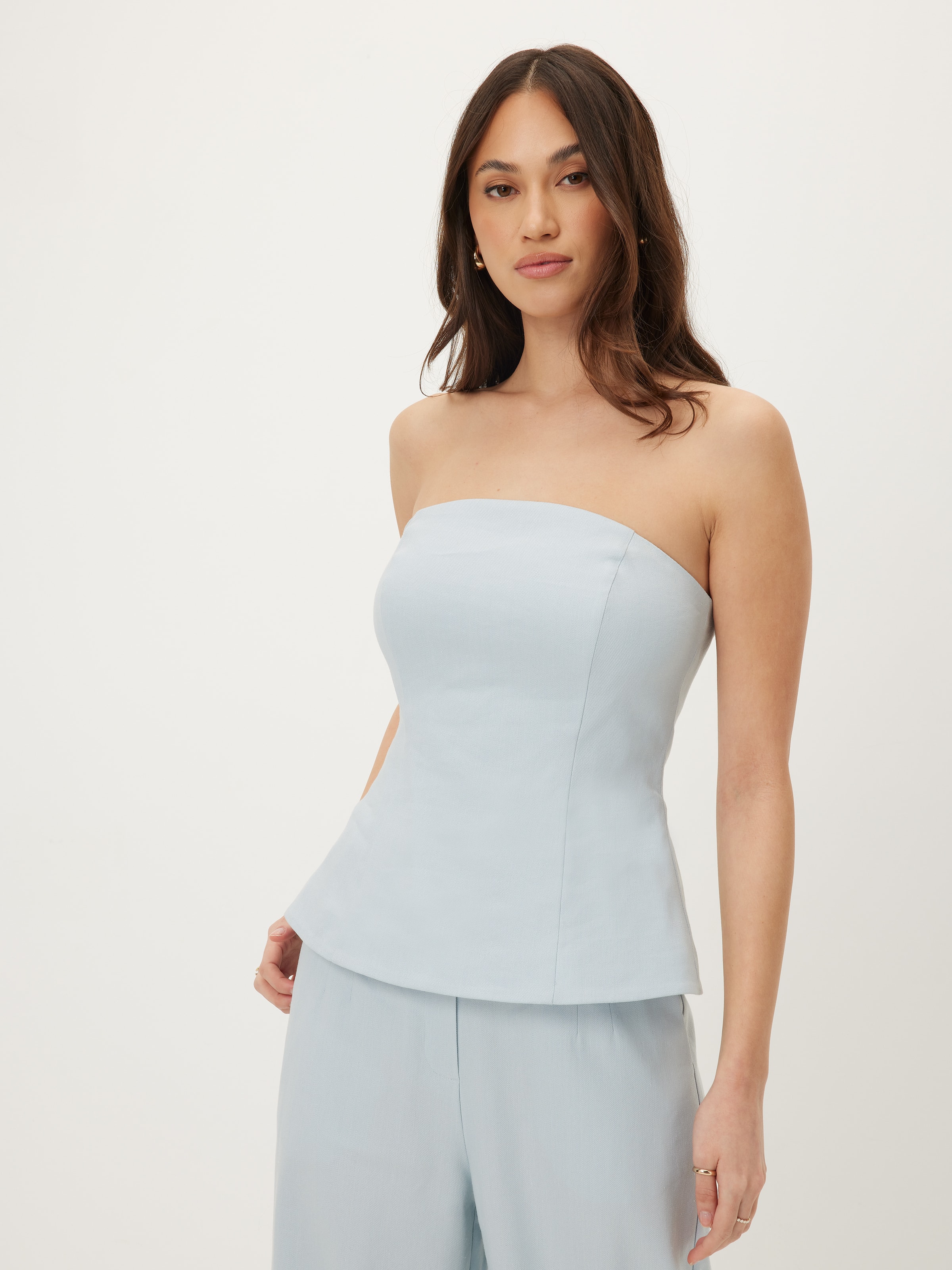 Blue Moon Strapless Top