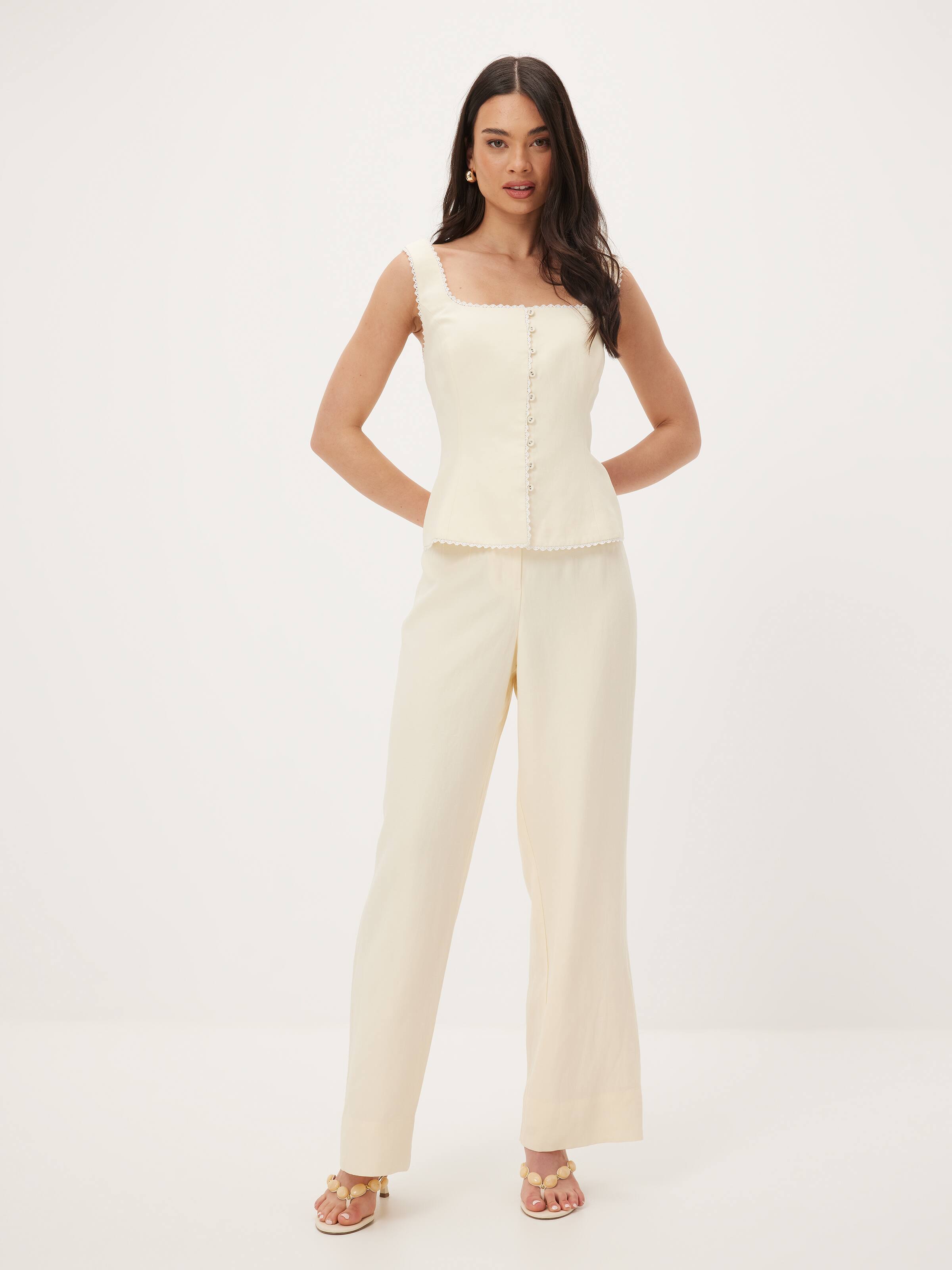 Delilah Button Through Top