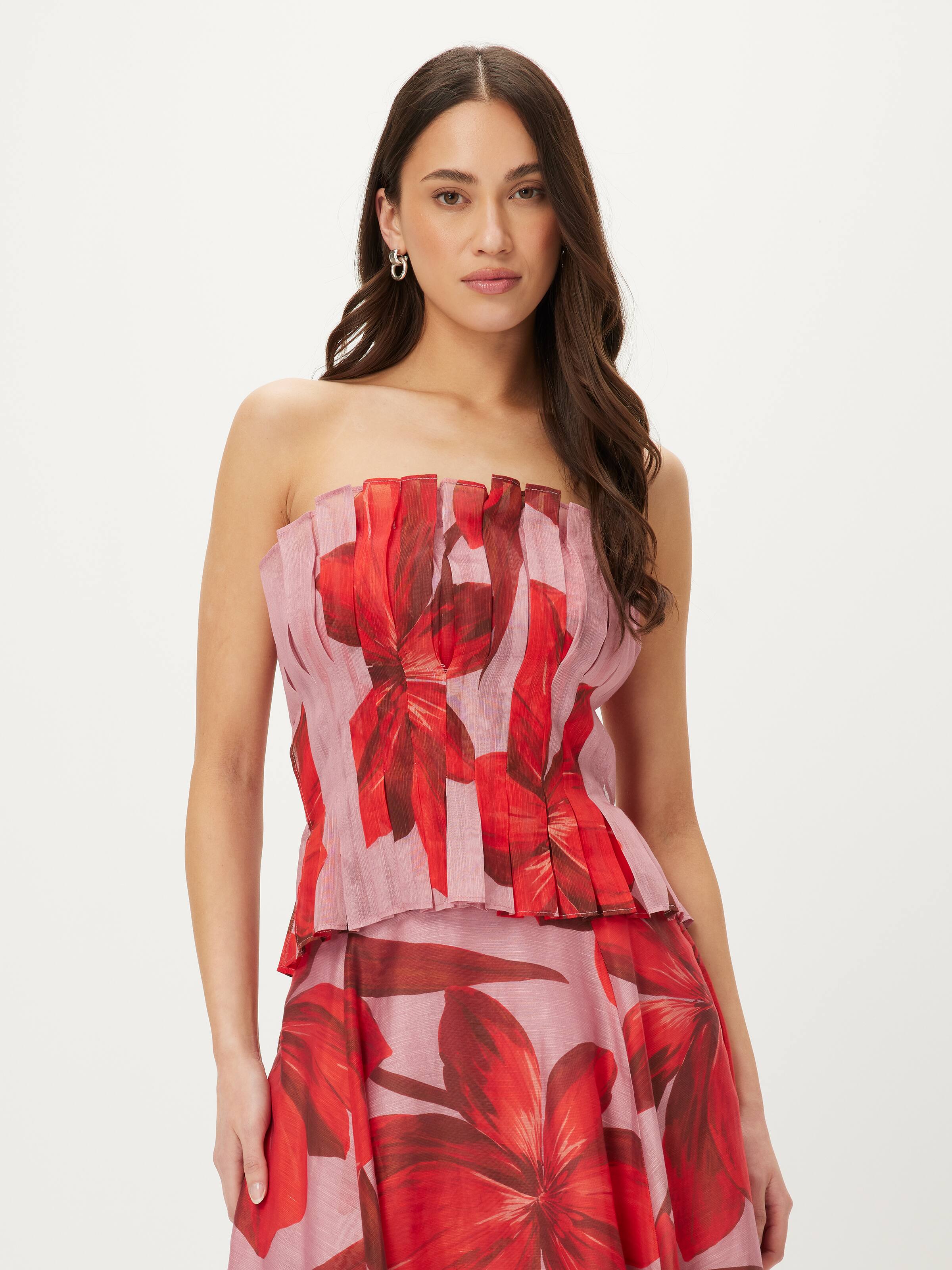 Bella Pleated Bandeau Top
