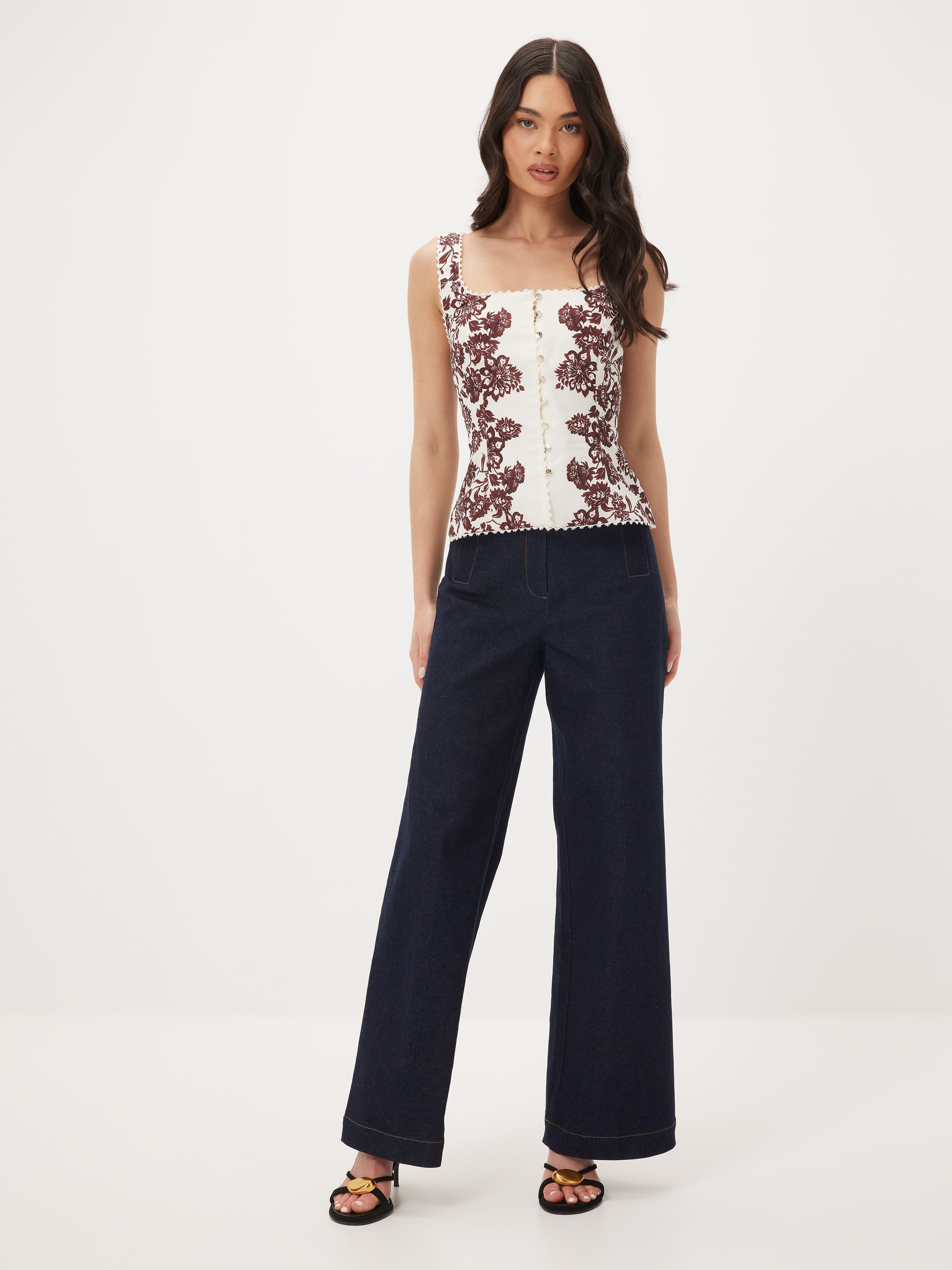 Delilah Button Through Top