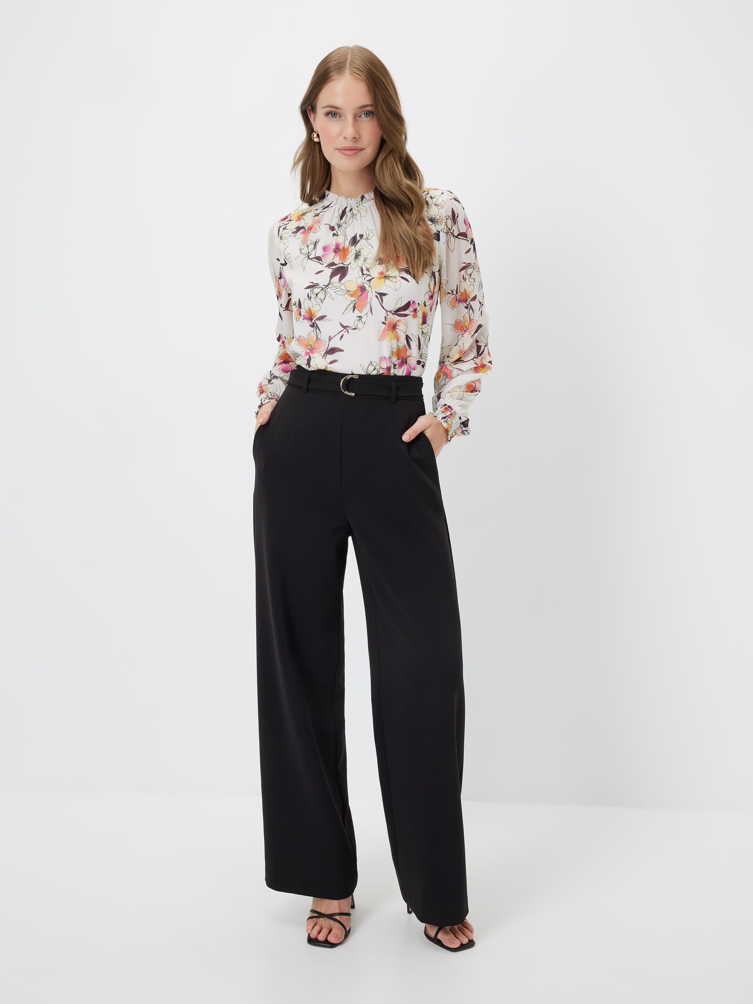Gabby Yoryu Gathered Neck Top