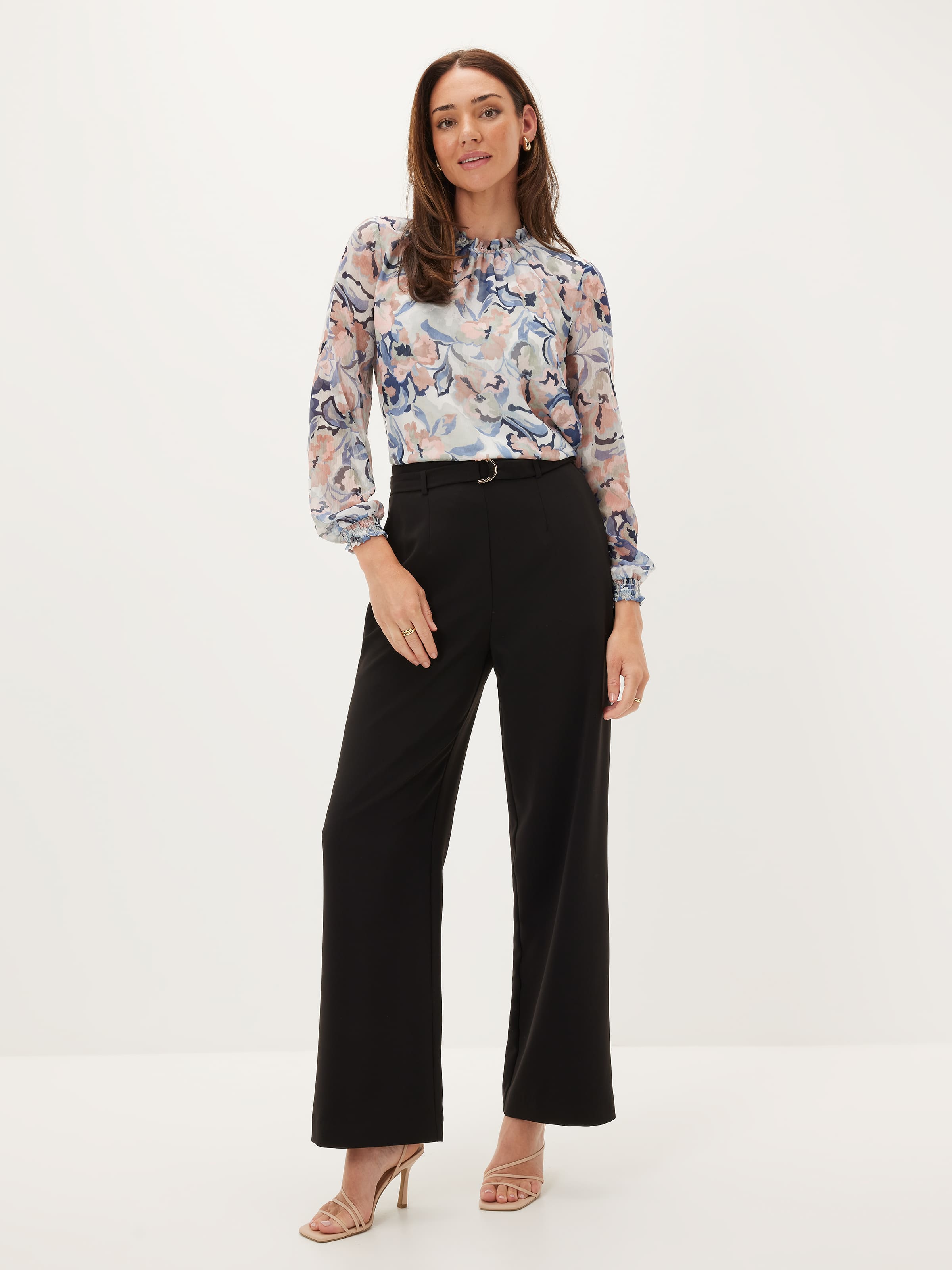 Gabby Yoryu Gathered Neck Top