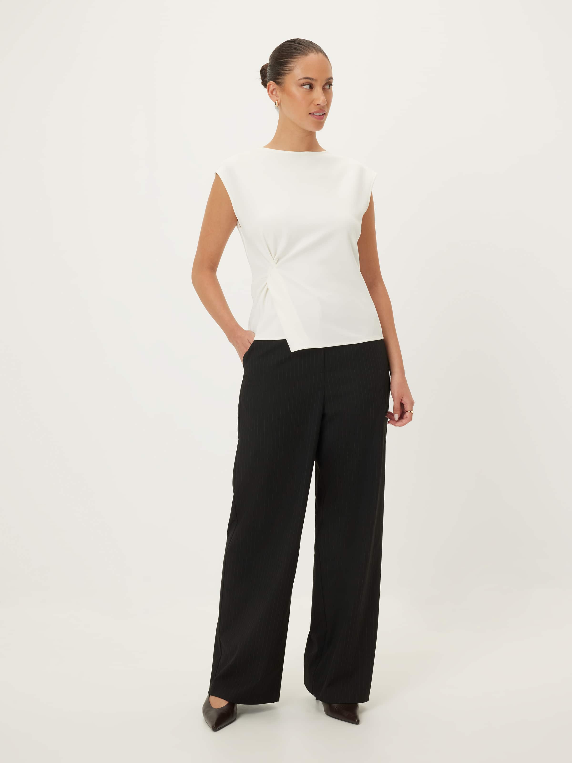 Almost Gone Kendra Twist Front Top