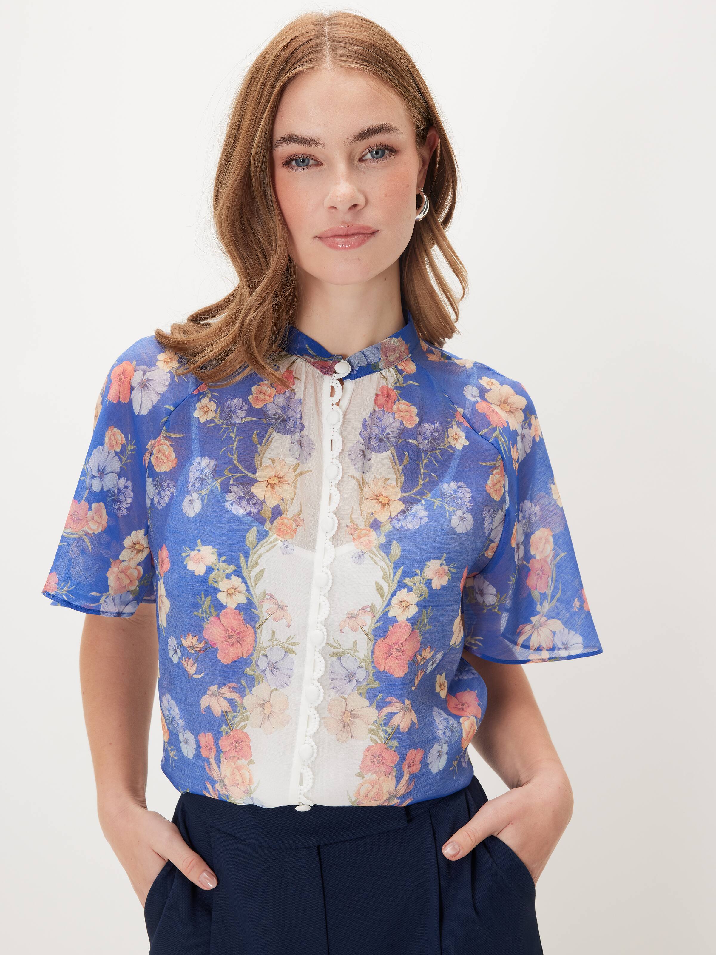 Vesper High Neck Blouse