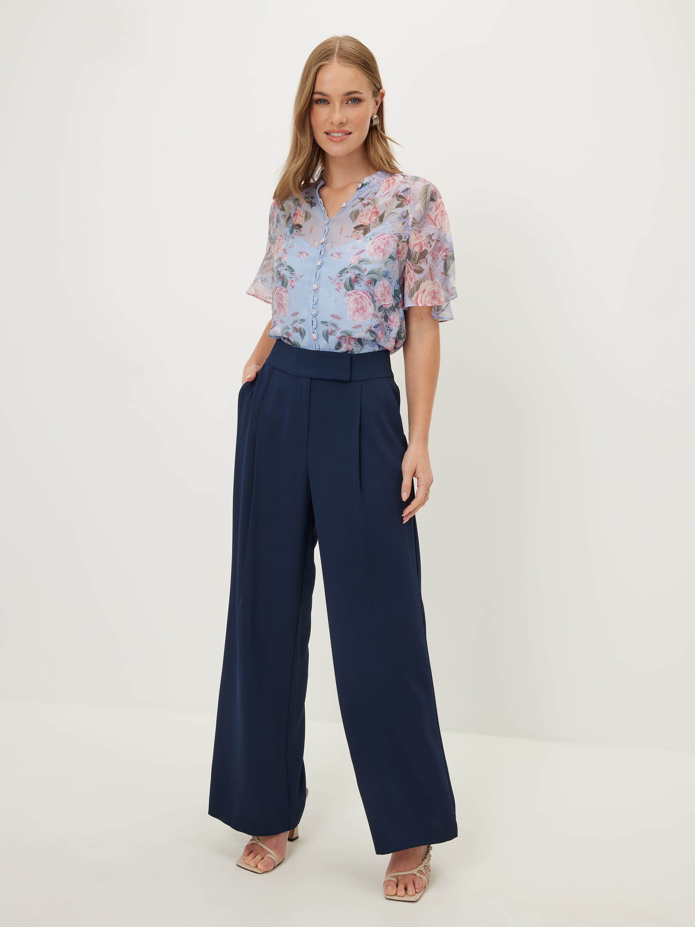 Vesper High Neck Blouse