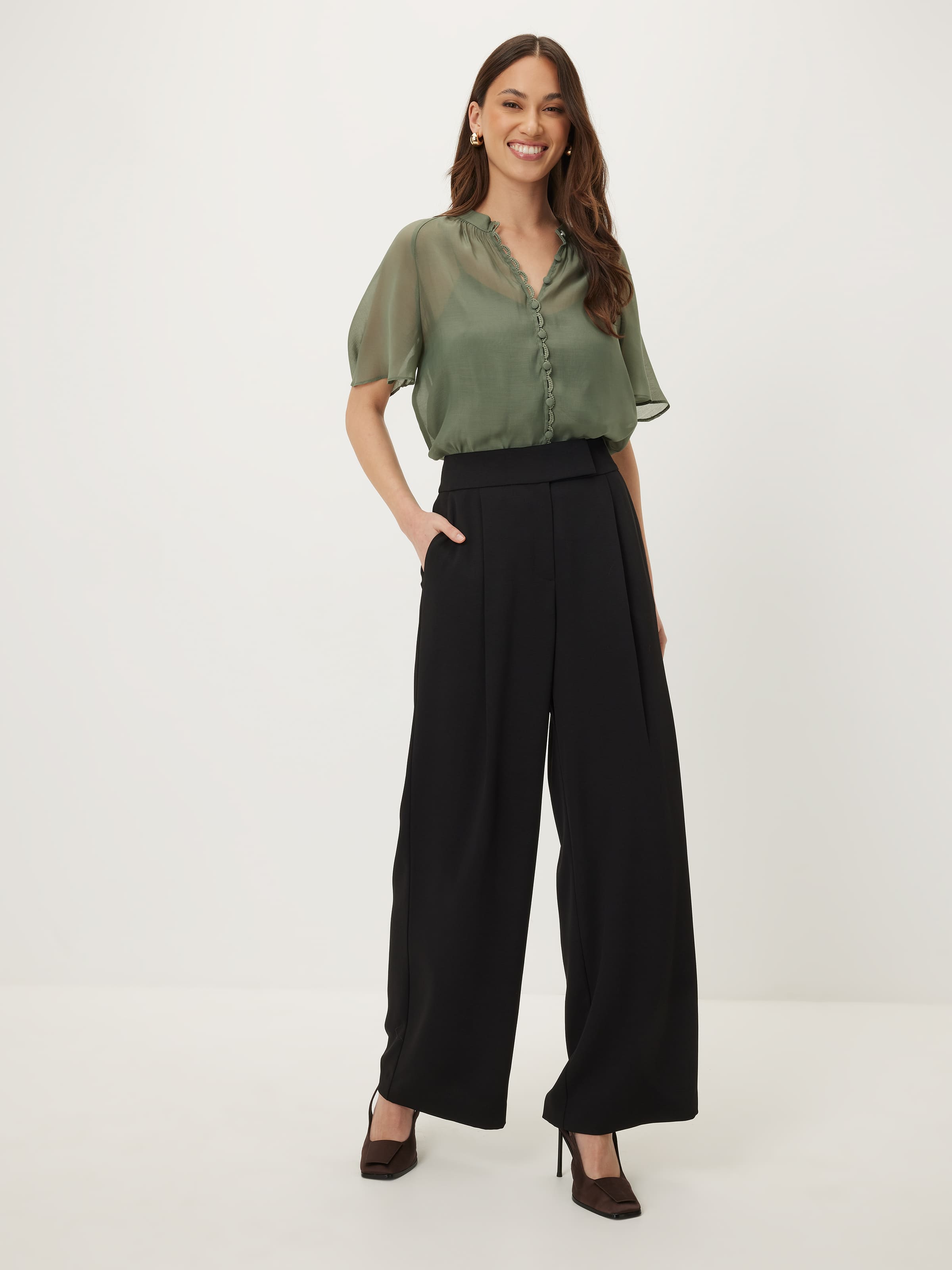 Vesper High Neck Blouse
