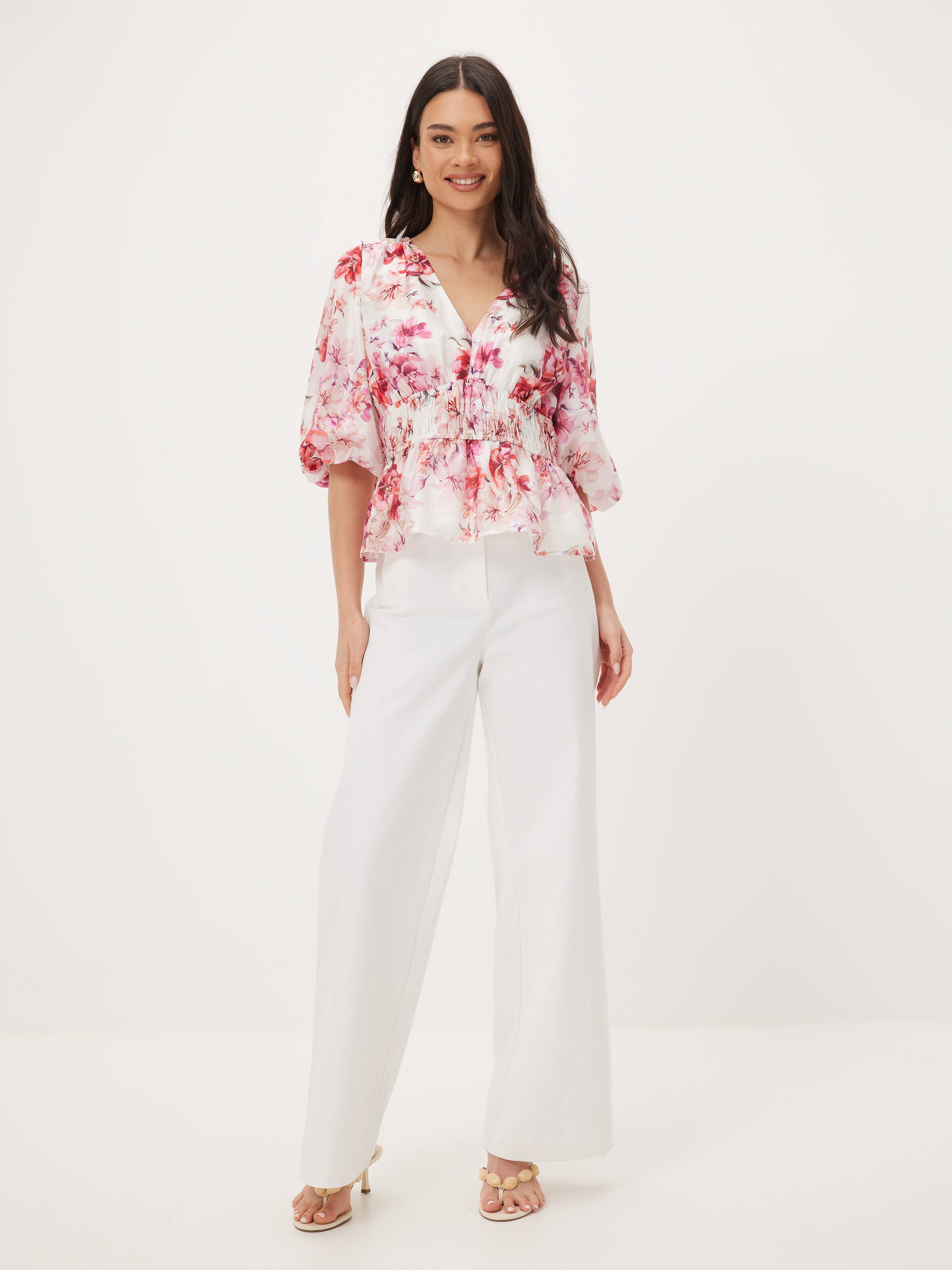 Harmony Shirred Bodice Blouse
