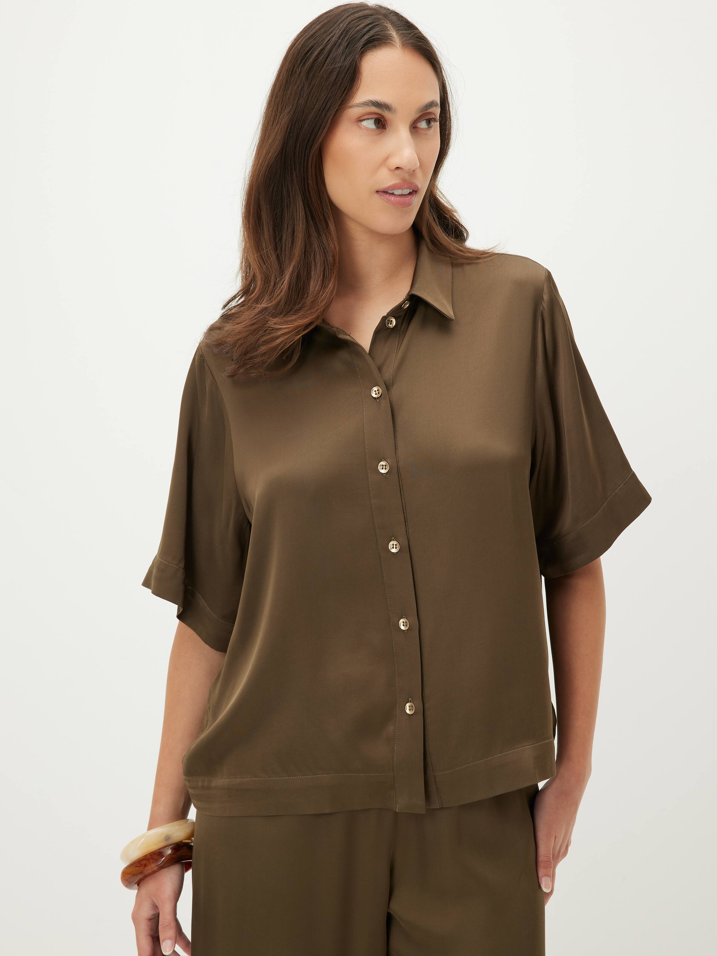 Hattie Satin Shirt
