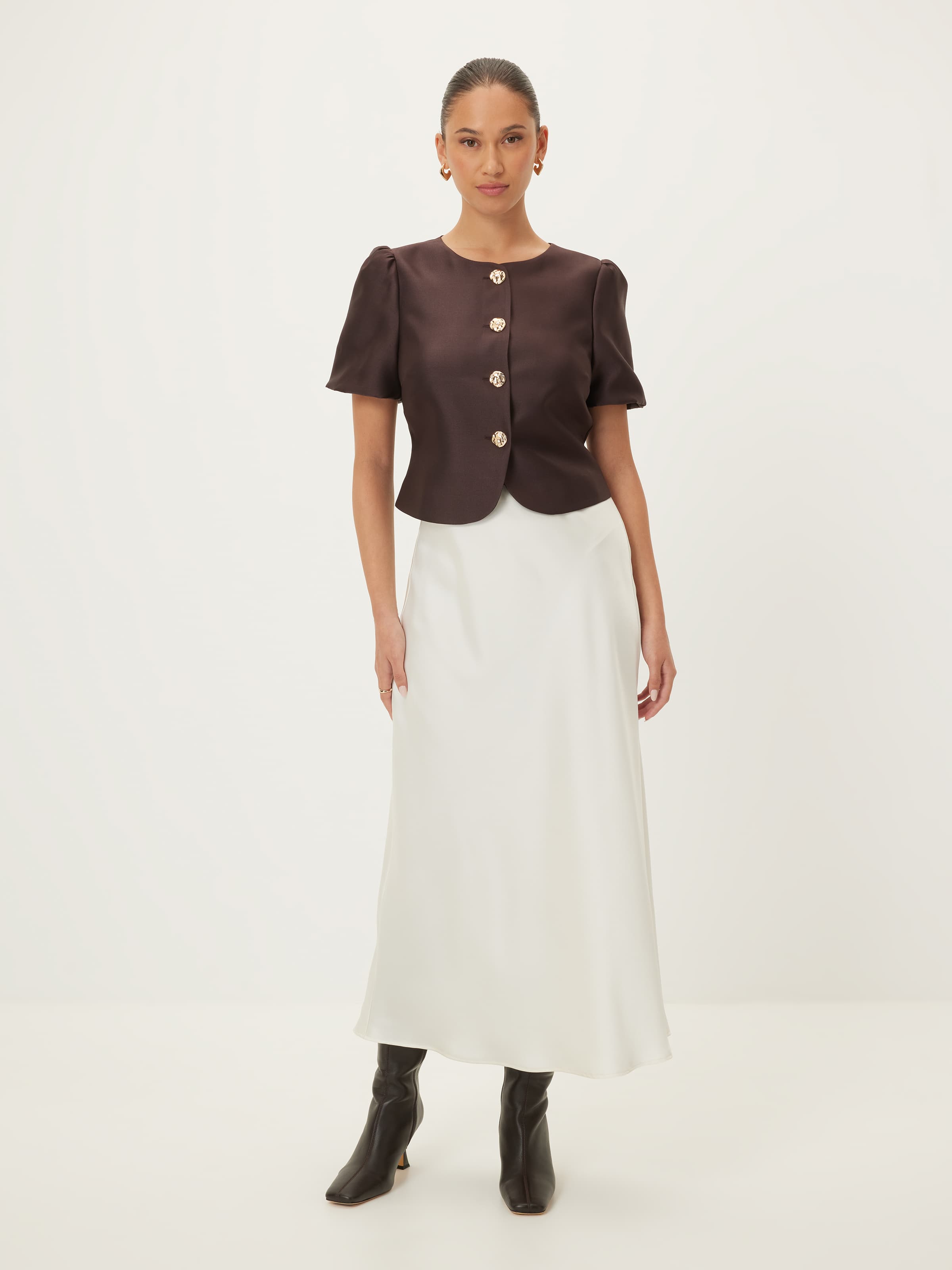 Goldie Button Through Top